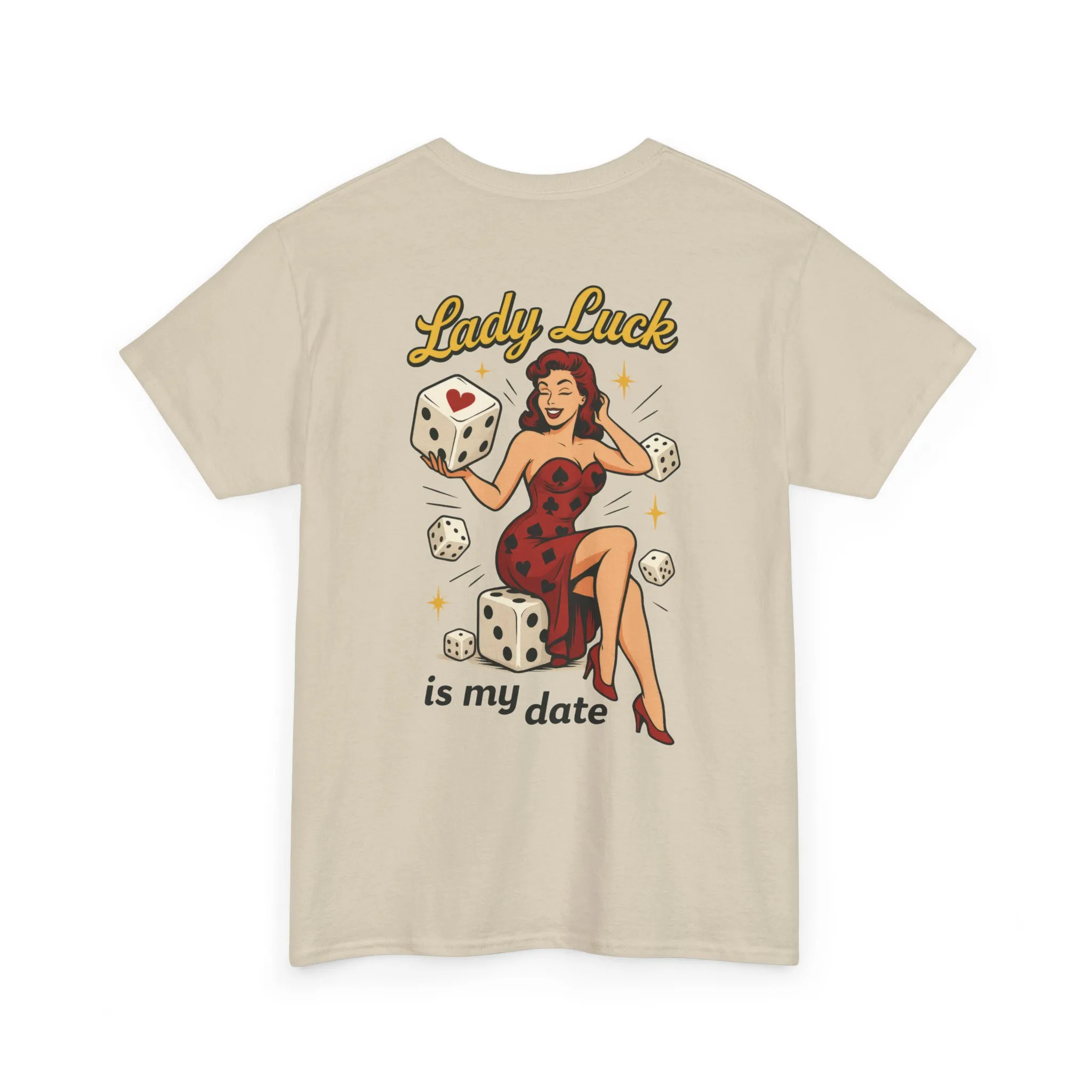 Lucky Me Tee, Retro Lady Luck Shirt for Men, Gambling & Dice Themed Tee, Vintage Pin-Up Vegas Gift, Good Luck Gifts, for Luck Enthusiasts - Image 38