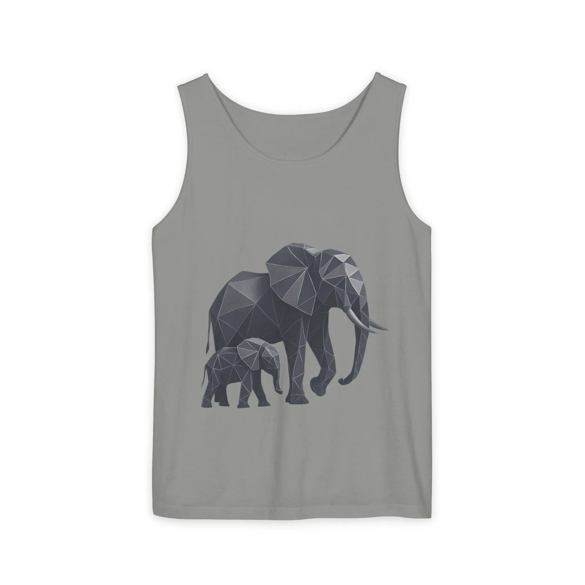 Elephant Family Unisex Tank Top, Animal Lover Gift, Casual Wear, Summer Essentials, Eco-Friendly Apparel, Wildlife Shirt - Image 13