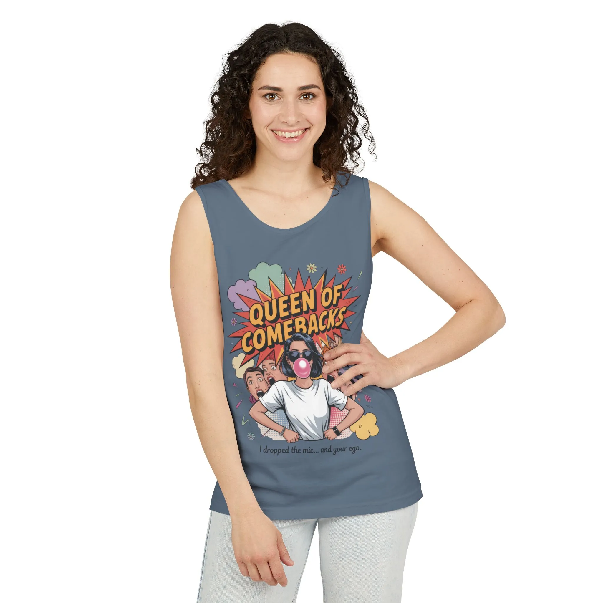 Funny Women's Tank Top, Queen of Comebacks Tee, Funny Graphic Tank, Gift for Her, Casual Wear, Comedy Apparel - Image 8