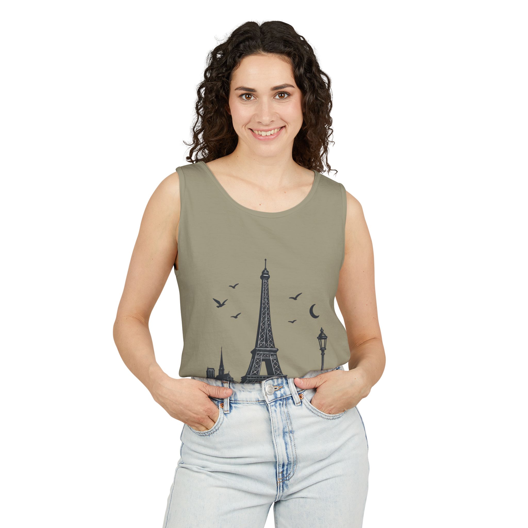 Parisian Dreams Tank Top, Unisex Summer Wear, Graphic Tee, Travel Inspired Apparel, Vacation Outfit, Casual Tank for All Occasions - Image 34