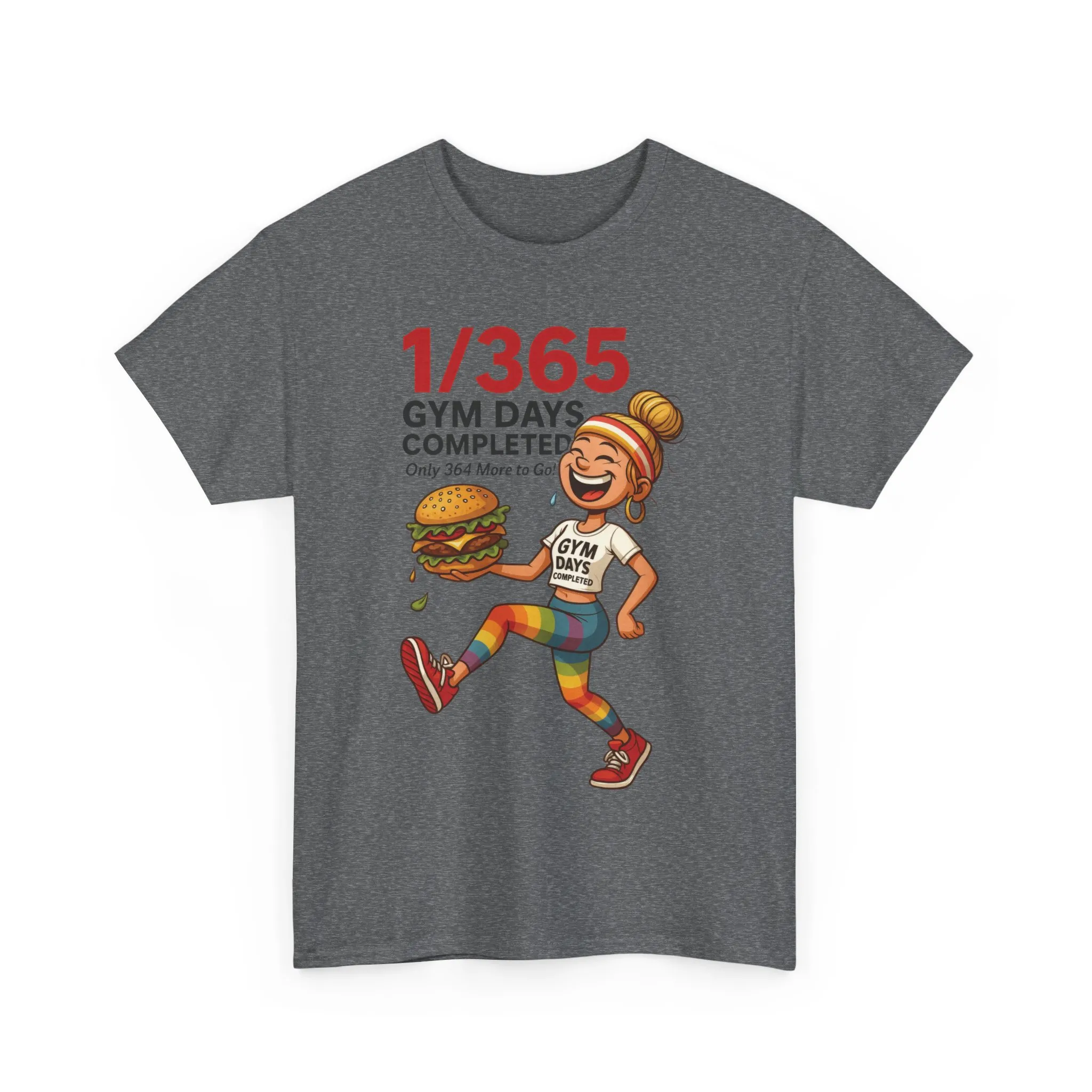 Funny Gym T-Shirt for Women, Workout Shirt, Lazy Fitness Humor Tee, Gym Motivation Tee, Fun Workout Shirt, Fitness Gift, Gift for Gym Lovers - Image 2