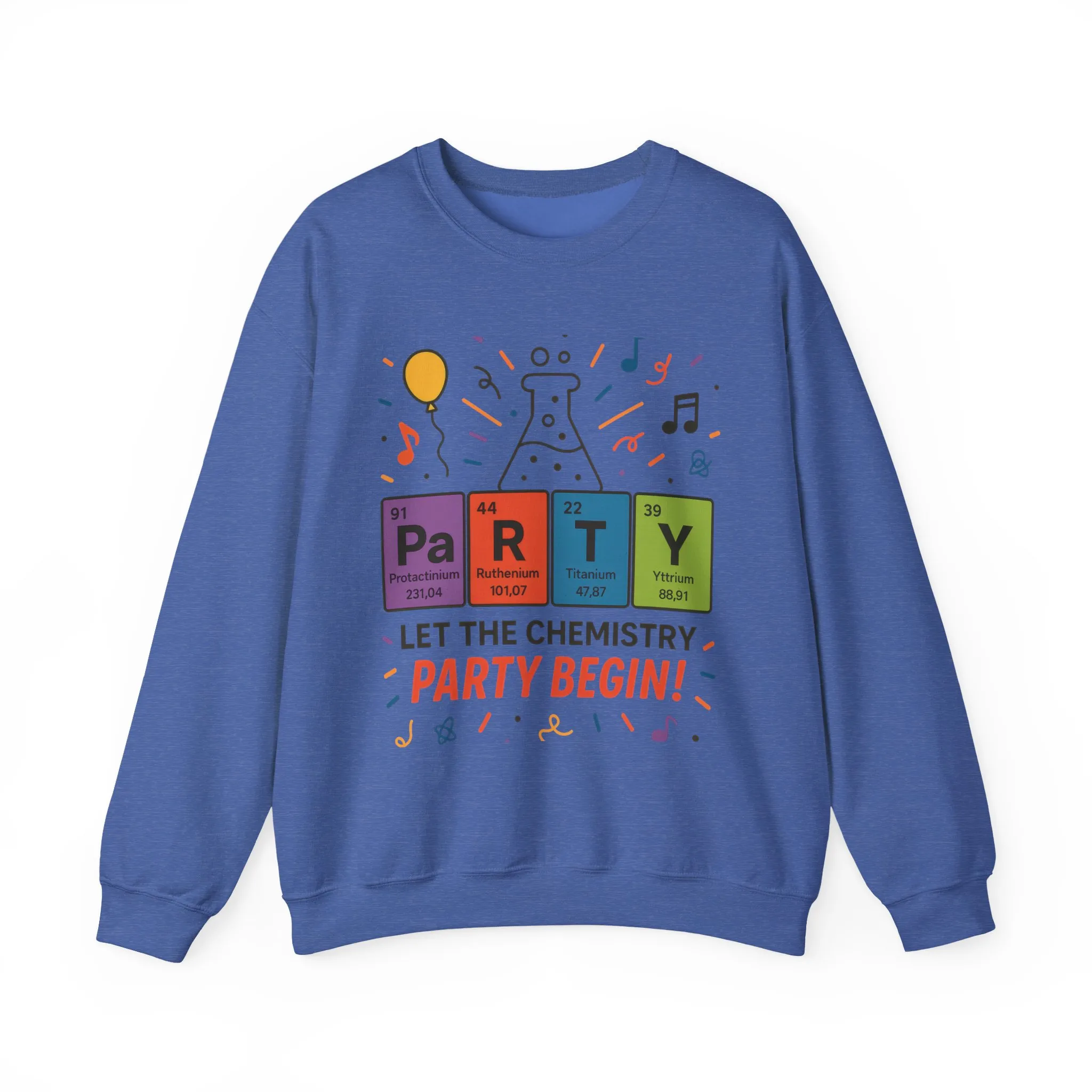 Party Chemistry Crewneck Sweatshirt, Chemistry Sweatshirt, Science Gift, Cute Crew Neck, Birthday Sweatshirt, Unisex Pullover - Image 47