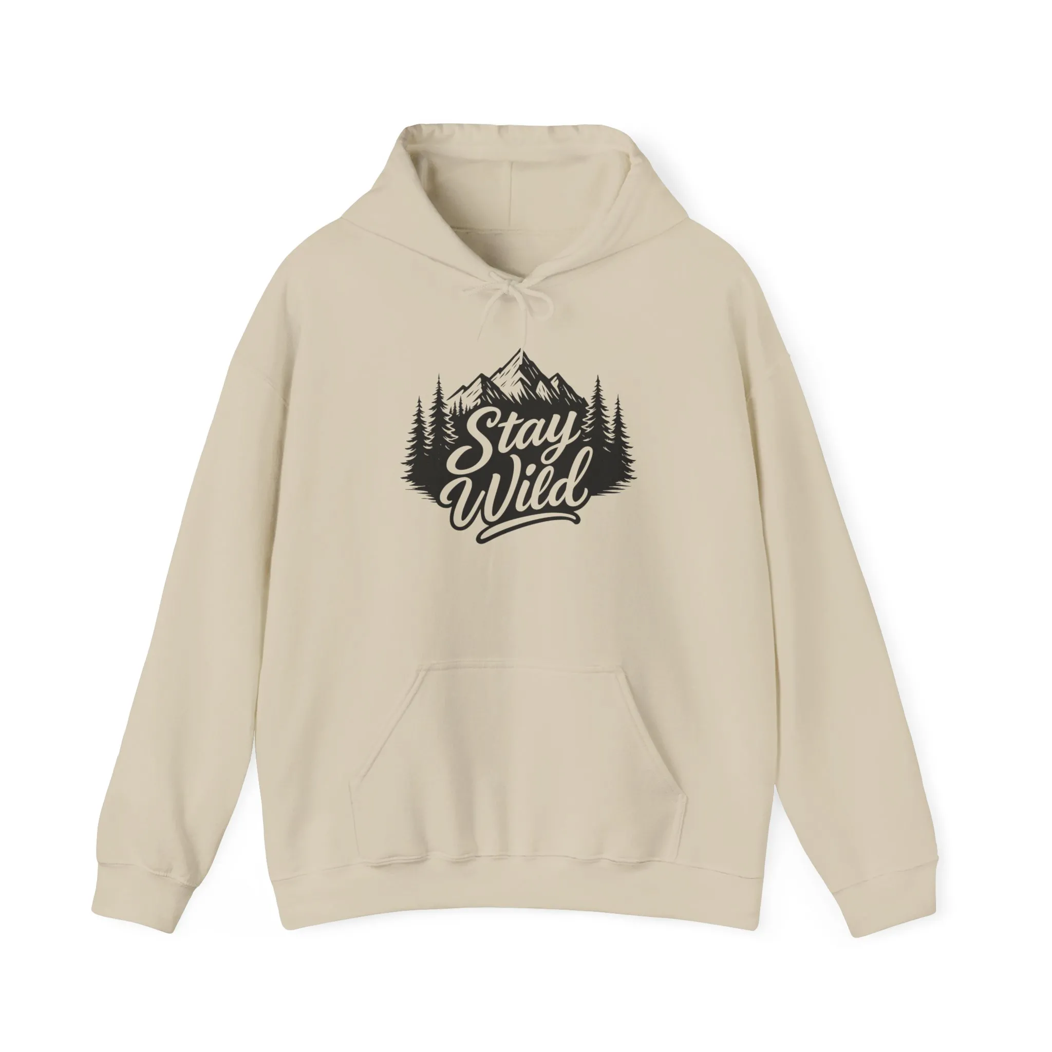 Stay Wild Hoodie, Nature Lover Unisex Pullover, Mountain Adventure Hiking Sweatshirt, Outdoorsy Gift for Him Her - Image 11