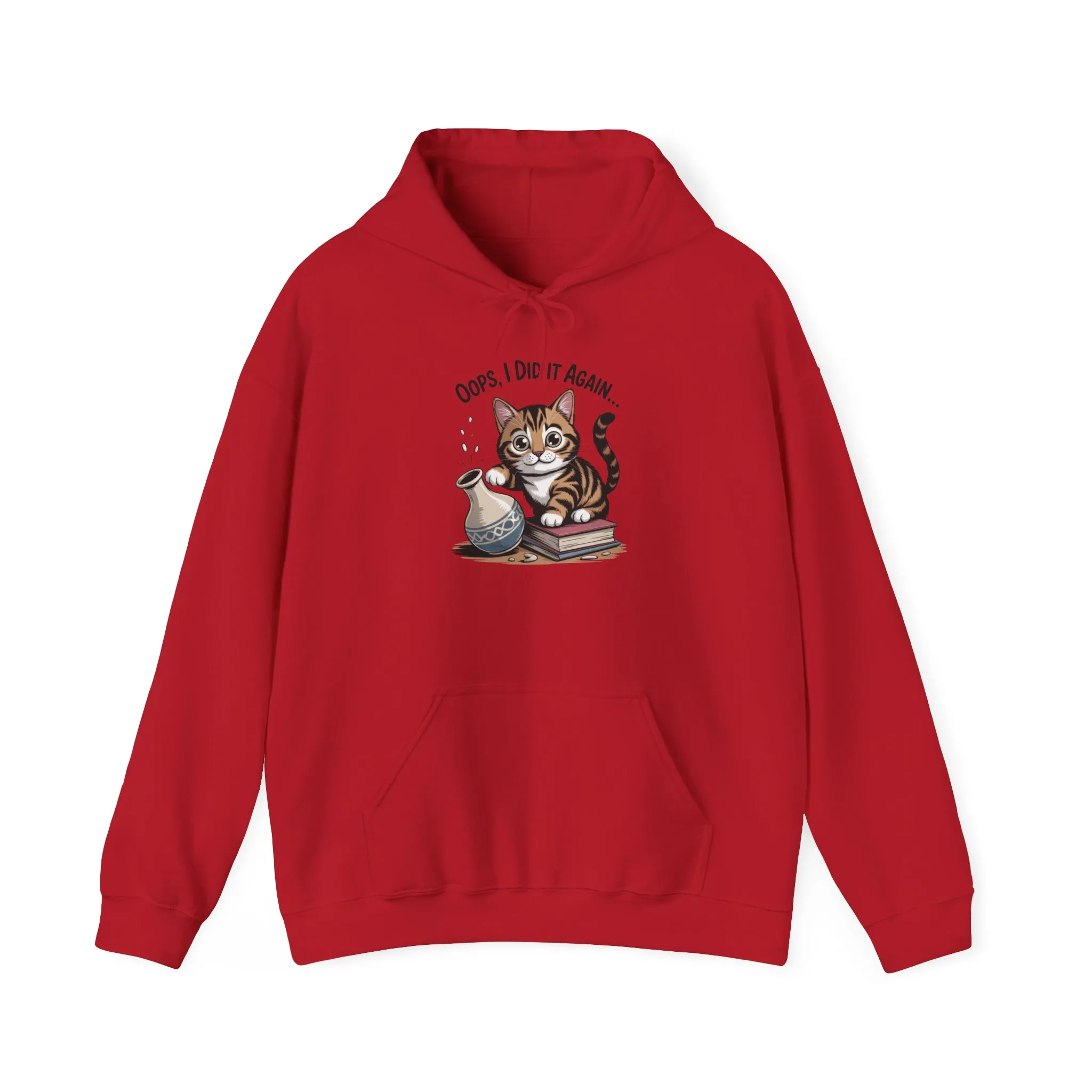 Cat Lover's Hoodie: Oops, I Did It Again, Funny Sweatshirt, Gifts for Animal Lovers, Cozy Hooded Sweatshirt, Pet Owner Apparel, Cute [...] - Image 29