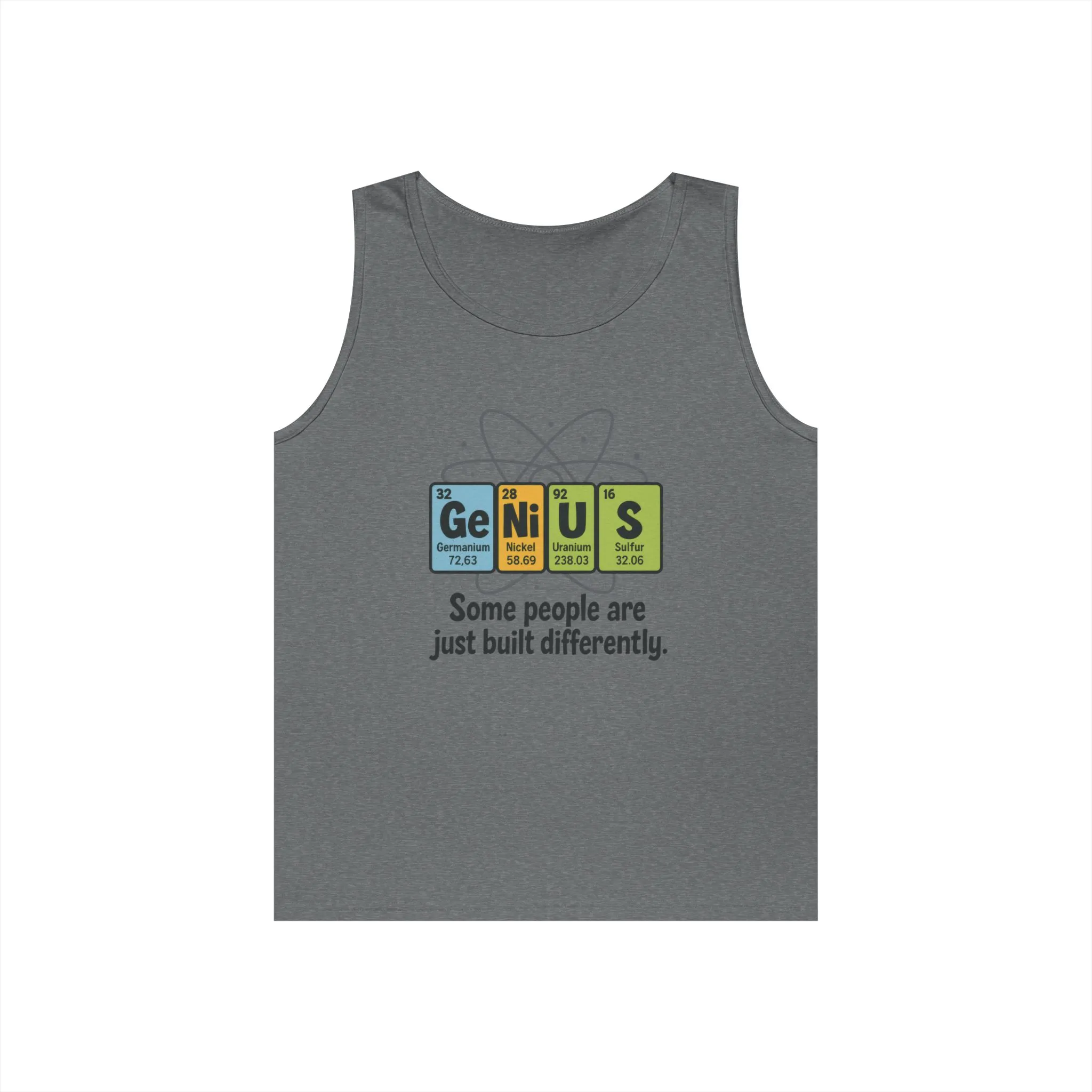 Funny Mens Genius Tank Top, Nerdy Humor Shirt, Periodic Table Shirt, Science Humor Tank, A Funny Gift for Science Lovers, Teachers - Image 10