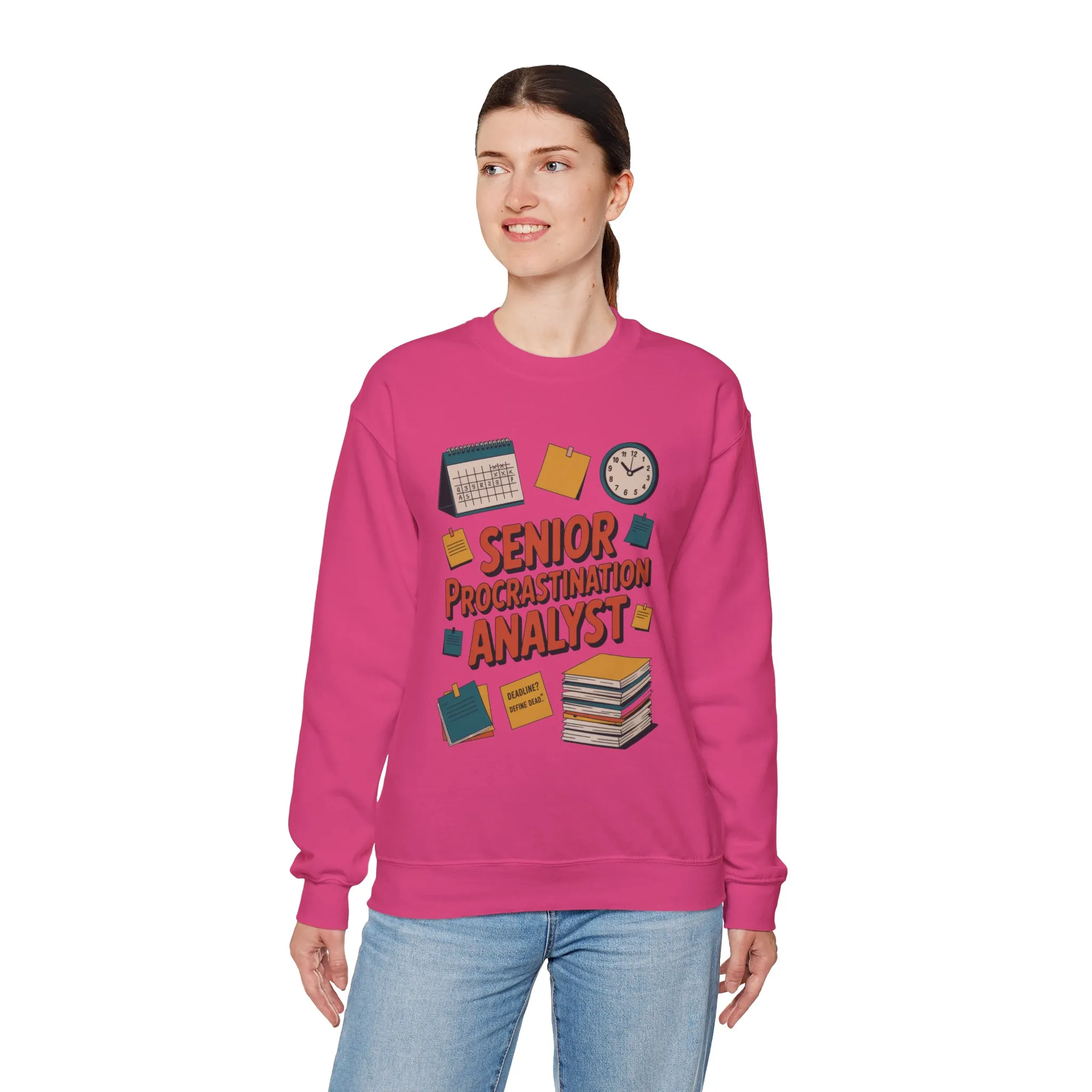 Senior Procrastination Analyst Sweatshirt, Gift for Graduates, Office Humor Apparel, Meme Sweatshirt, Casual Wear, Motivation Humor Apparel - Image 33