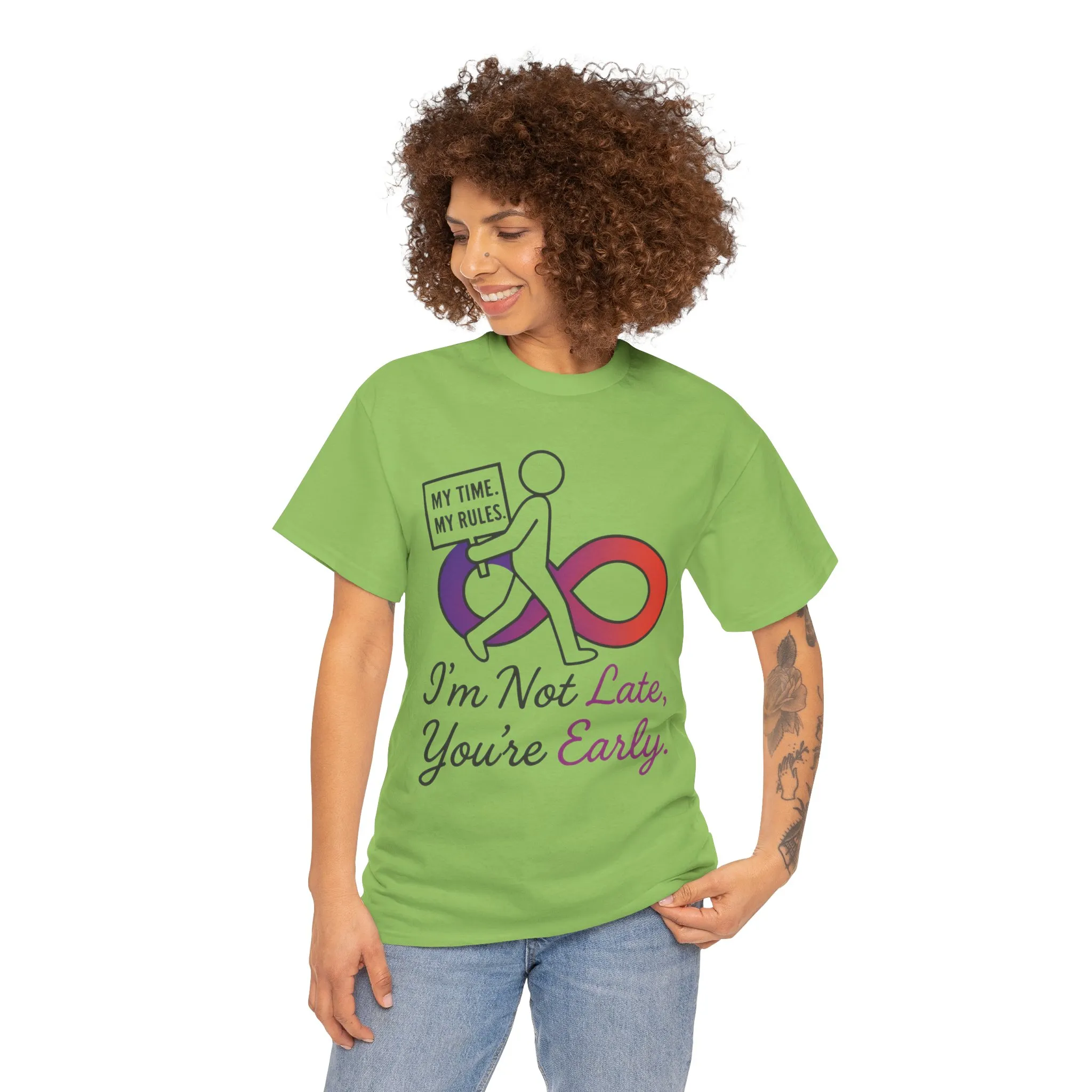 My Time My Rules Women's Heavy Cotton Tee, Funny T-Shirt, Casual Wear, women empowerment tee, confident woman shirt, self love t shirt - Image 14