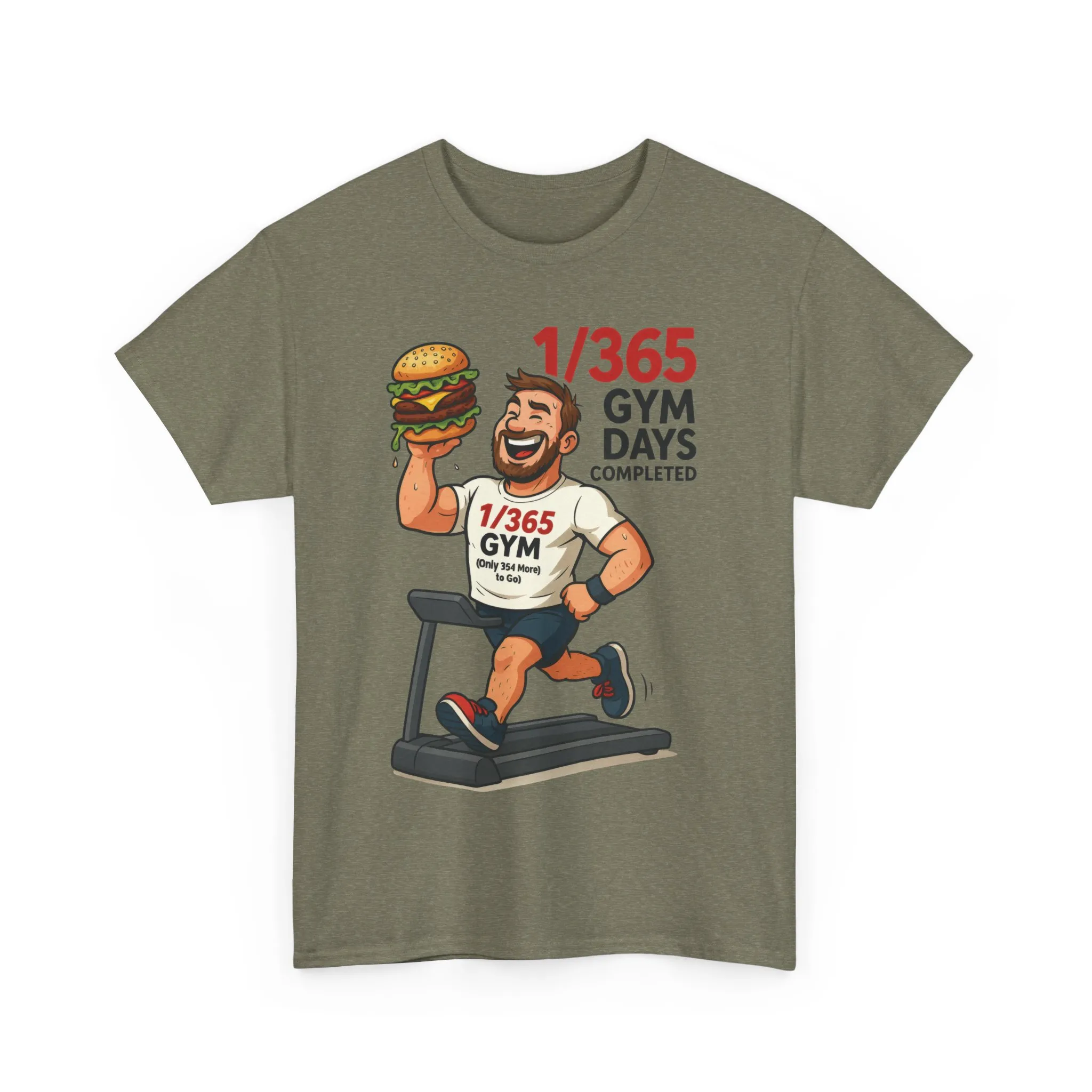Funny Gym Shirt for Men, Lazy Gym Day Gift for Him, Gym Motivation Tee, Fun Workout Shirt, Fitness Gift, Gift for Gym Lovers, Workout Shirt - Image 2