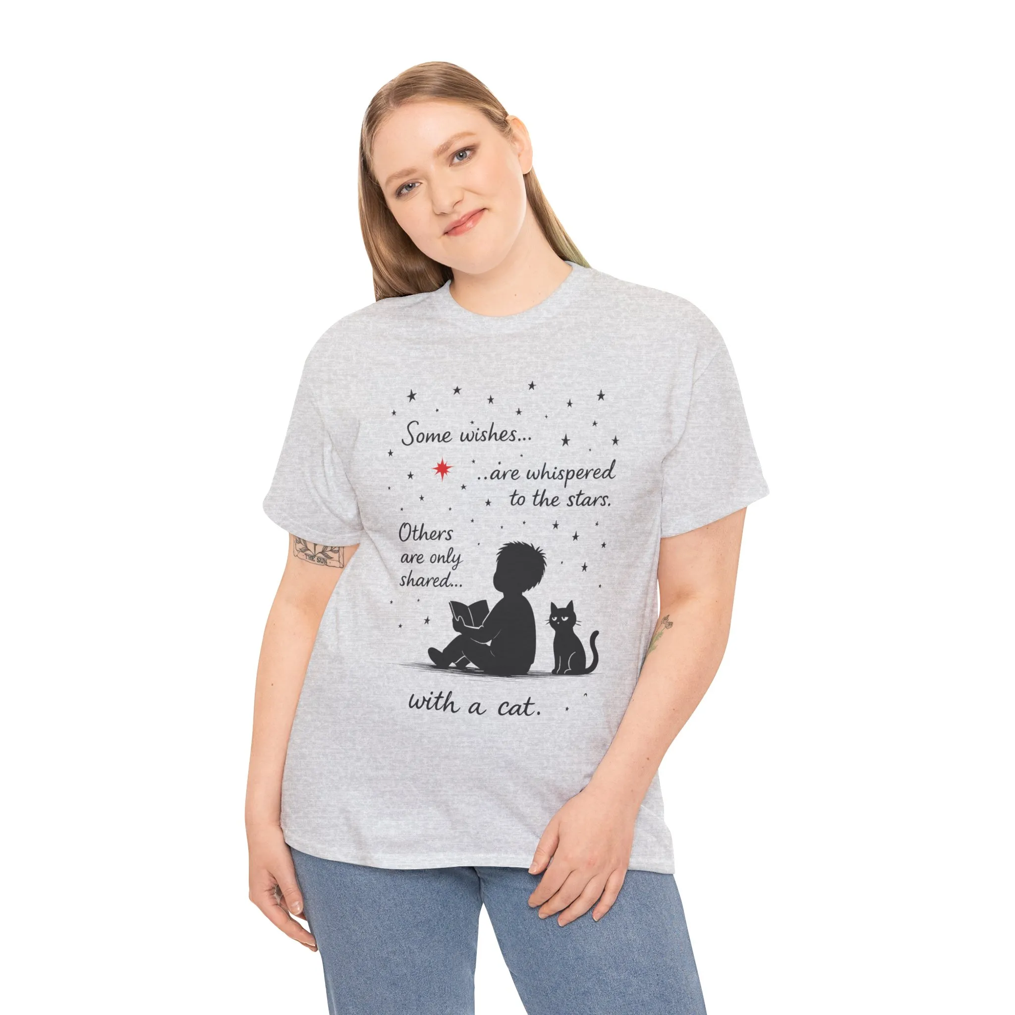 Whimsical Cat Lover Womens Tee, Cozy Cotton T-Shirt, Perfect Gift for Cat Lovers, Pet Owner Gift, Birthday or Cat Appreciation Day - Image 9