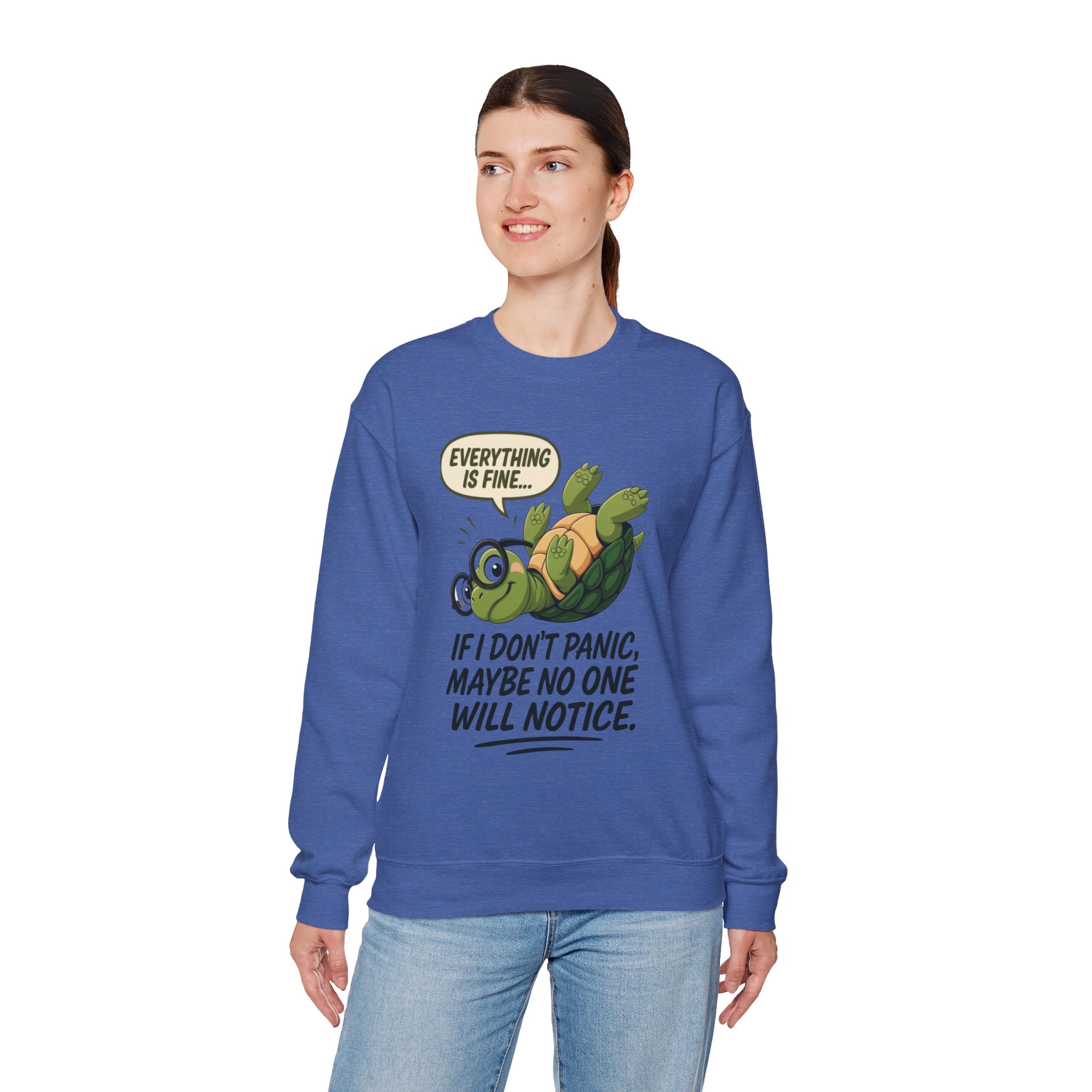 Casual Humor Unisex Sweatshirt, Perfect Gift for Anxiety Relief, Social Anxiety Joke, Quirky Graphic Sweatshirt, Introvert Humor Gift - Image 52