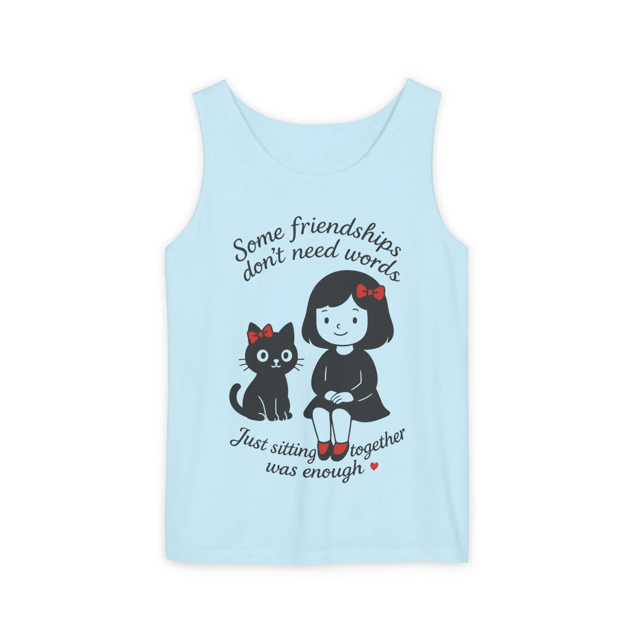 Friendship Tank Top, Cute Cat Lovers Gift, Womens Summer Apparel, Perfect for Casual Outings, Friendship Day, Cat Mom Tees - Image 16