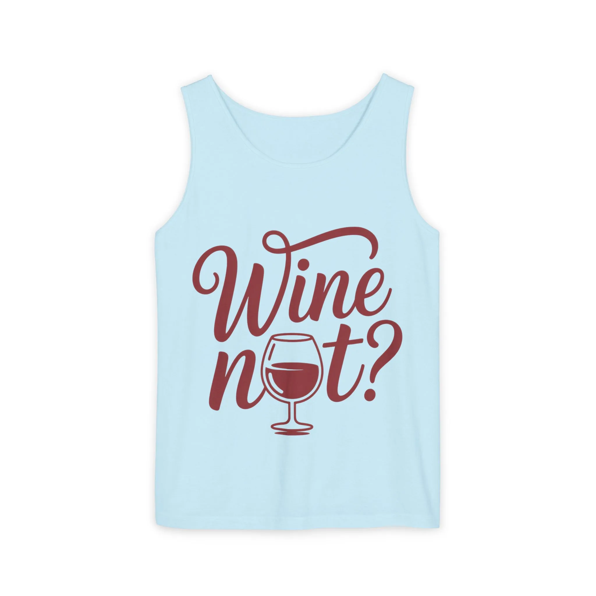 Unisex Garment Tank Top, Wine Not? Tank Top - Perfect for Summer Parties, Wine Lovers, Gifts, Casual Wear, or Vacations - Image 50