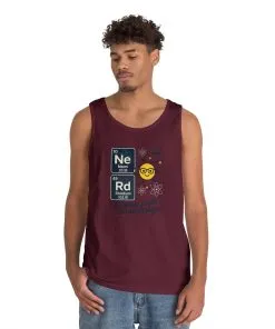 Nerd Tank Top for Men, Funny Science Shirt, Periodic Table Sleeveless Tee, Geeky Workout Shirt, Gift for Teachers, gift for Science Events