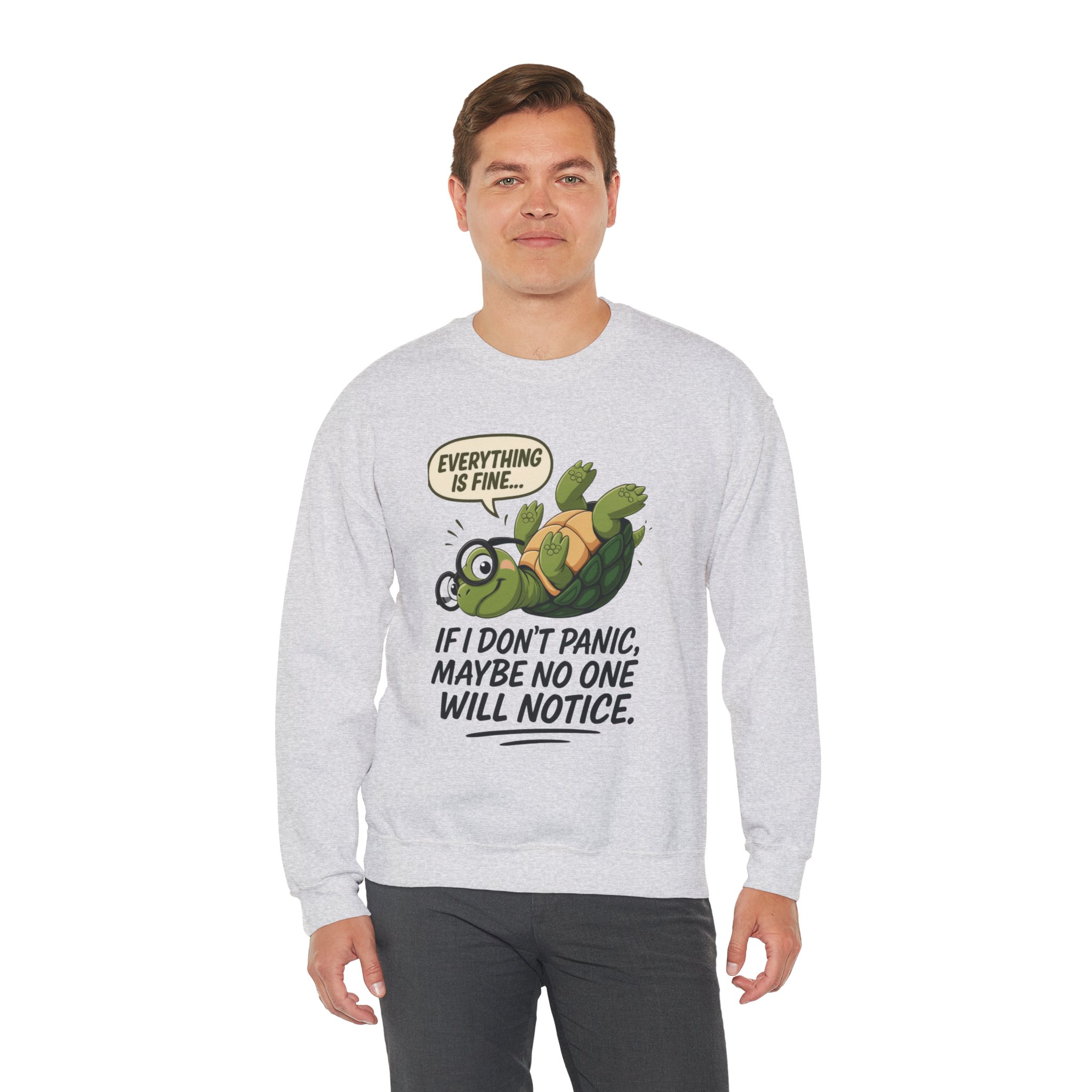 Casual Humor Unisex Sweatshirt, Perfect Gift for Anxiety Relief, Social Anxiety Joke, Quirky Graphic Sweatshirt, Introvert Humor Gift - Image 10