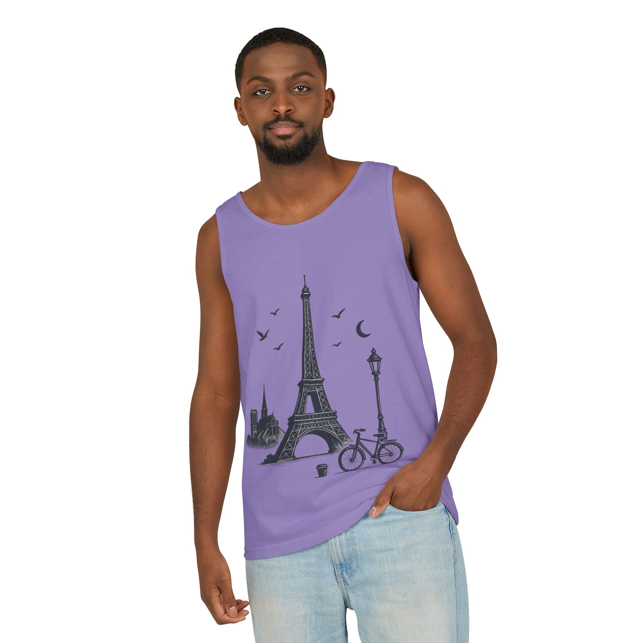 Parisian Dreams Tank Top, Unisex Summer Wear, Graphic Tee, Travel Inspired Apparel, Vacation Outfit, Casual Tank for All Occasions - Image 27