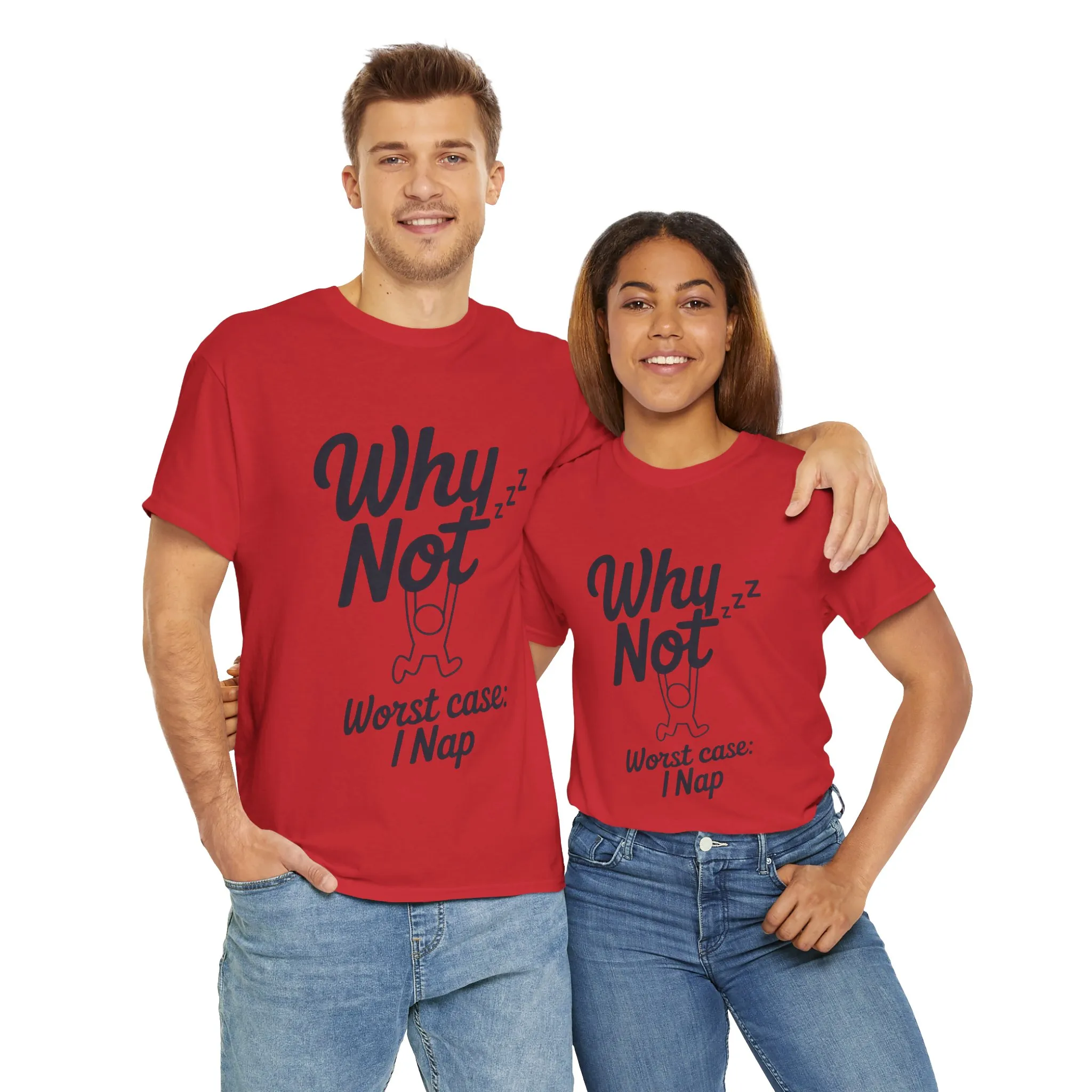 Why Not Quote T-Shirt, Bold Motivational Unisex Heavy Cotton Tee, Casual Statement Shirt, Minimalist Typography Gift Idea,Motivational Quote - Image 32