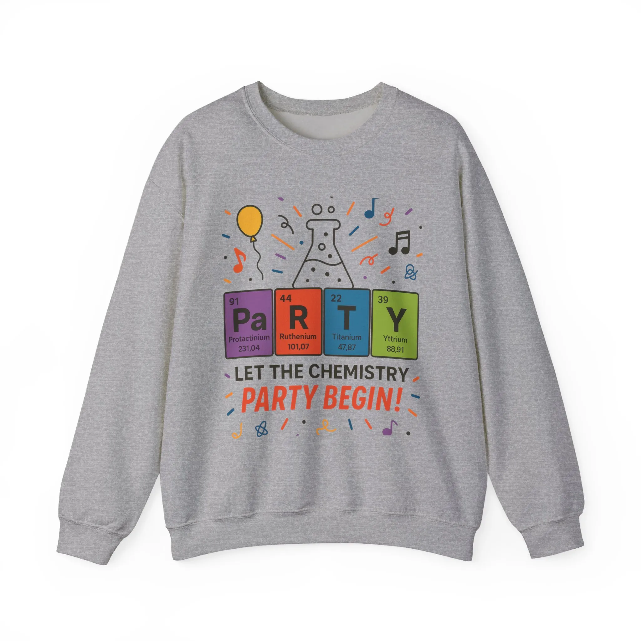 Party Chemistry Crewneck Sweatshirt, Chemistry Sweatshirt, Science Gift, Cute Crew Neck, Birthday Sweatshirt, Unisex Pullover - Image 9