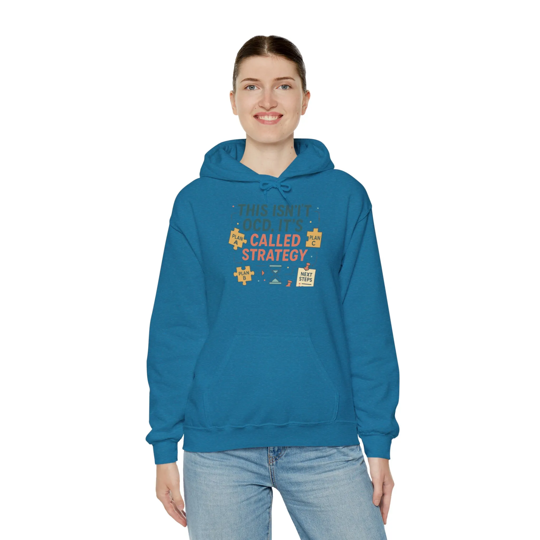 Strategic Humor Hoodie, Unisex Sweatshirt, Gift for Strategists, Funny Hoodie, Planner Gift, Cozy Stylish Sweatshirt, Relaxed Fit Hoody - Image 32