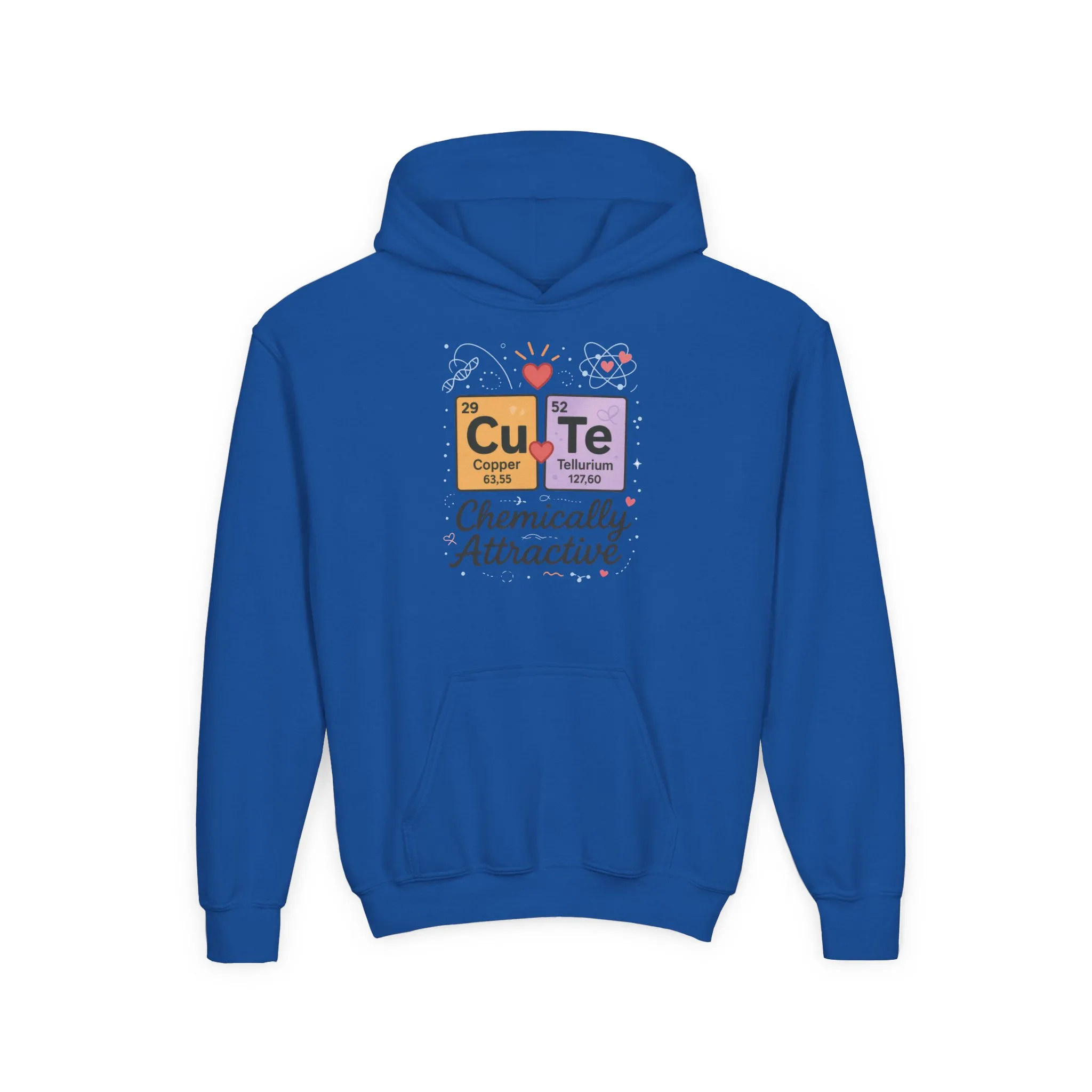 CuTe Teen Hoodie, Science Sweatshirt for Girls, STEM Youth Hoodie, Nerdy Gift for Teens, Cute Chemistry Gift, Science Lover Hoodie - Image 11