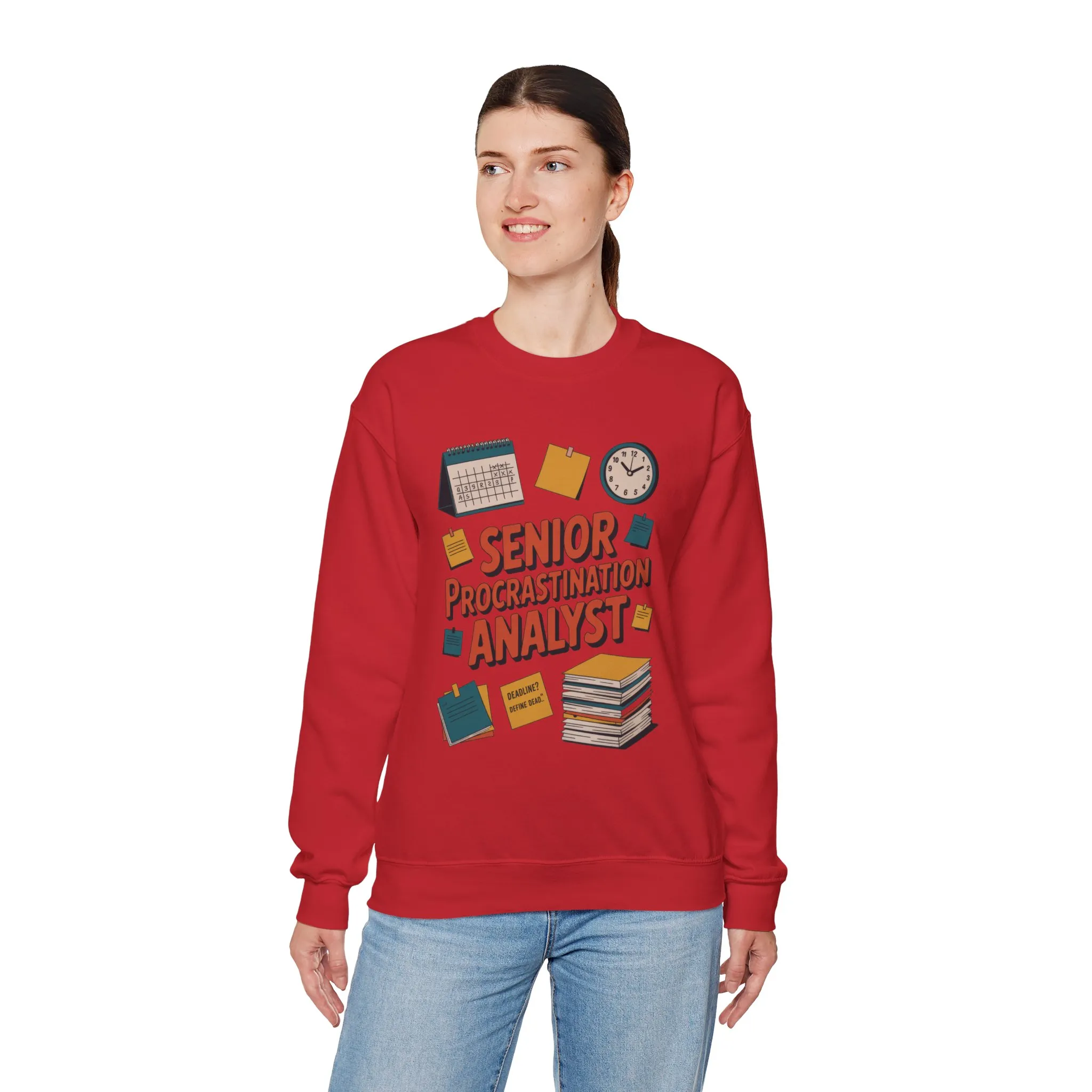 Senior Procrastination Analyst Sweatshirt, Gift for Graduates, Office Humor Apparel, Meme Sweatshirt, Casual Wear, Motivation Humor Apparel - Image 47
