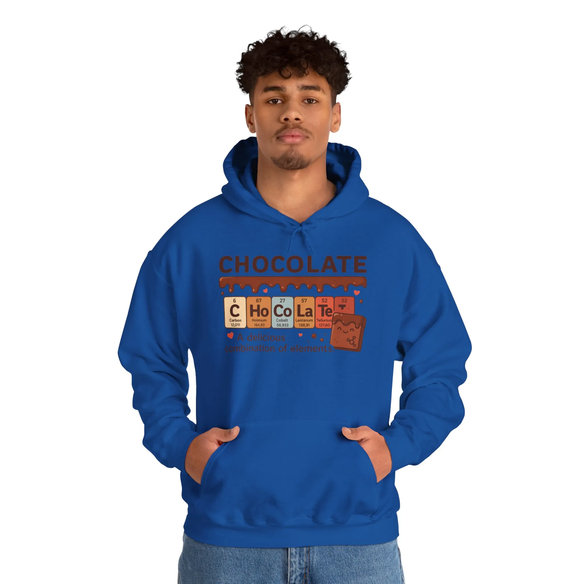 Chocolate Lovers Comfort Hoodie, Perfect Gift for Chemistry Lovers, Casual Wear, Sweet Treats Enthusiasts, Birthdays, Chemistry Students - Image 28