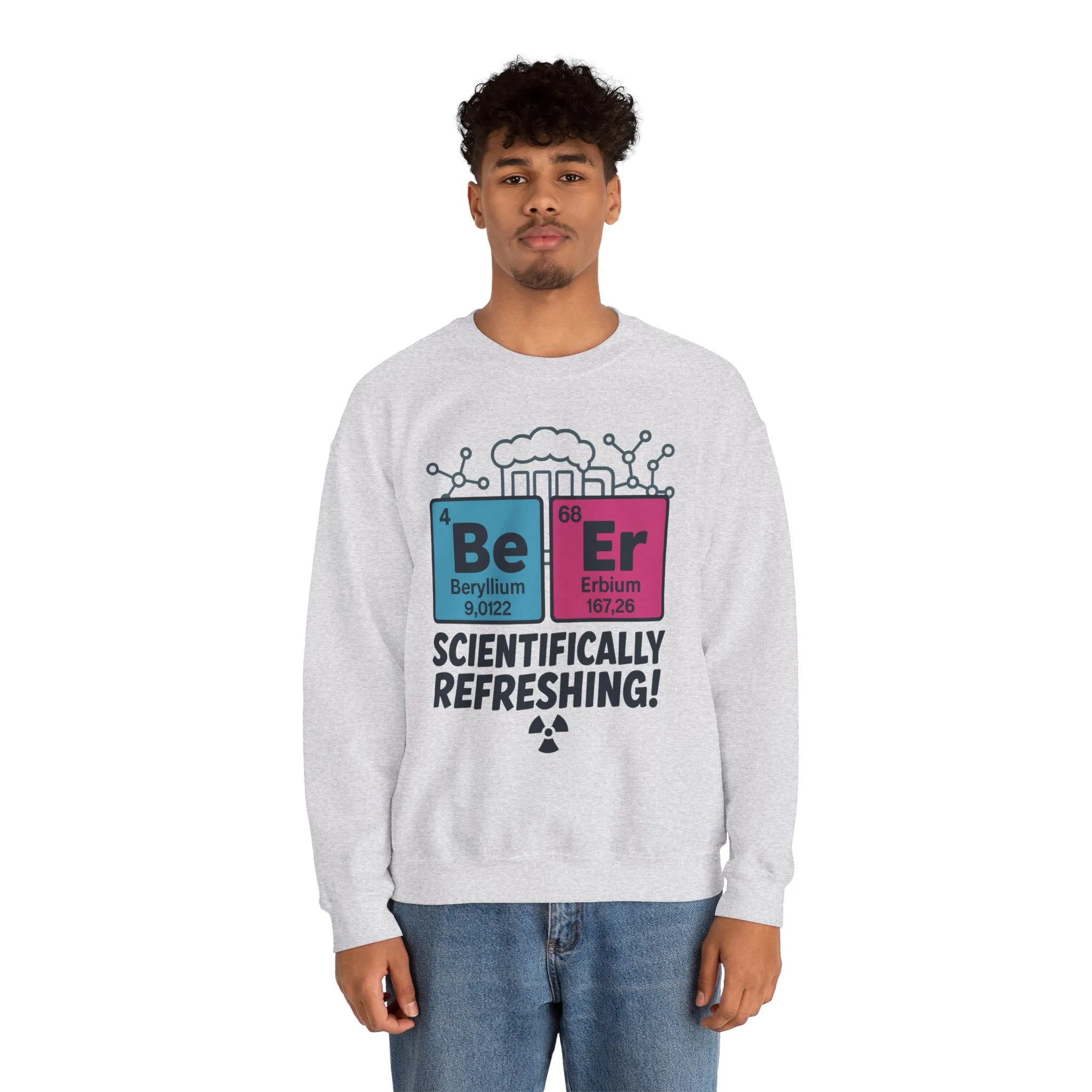 Scientifically Refreshing Beer Mens Sweatshirt, Gift for Beer Lovers, Science-Inspired Apparel, Perfect for Parties and Gatherings - Image 5