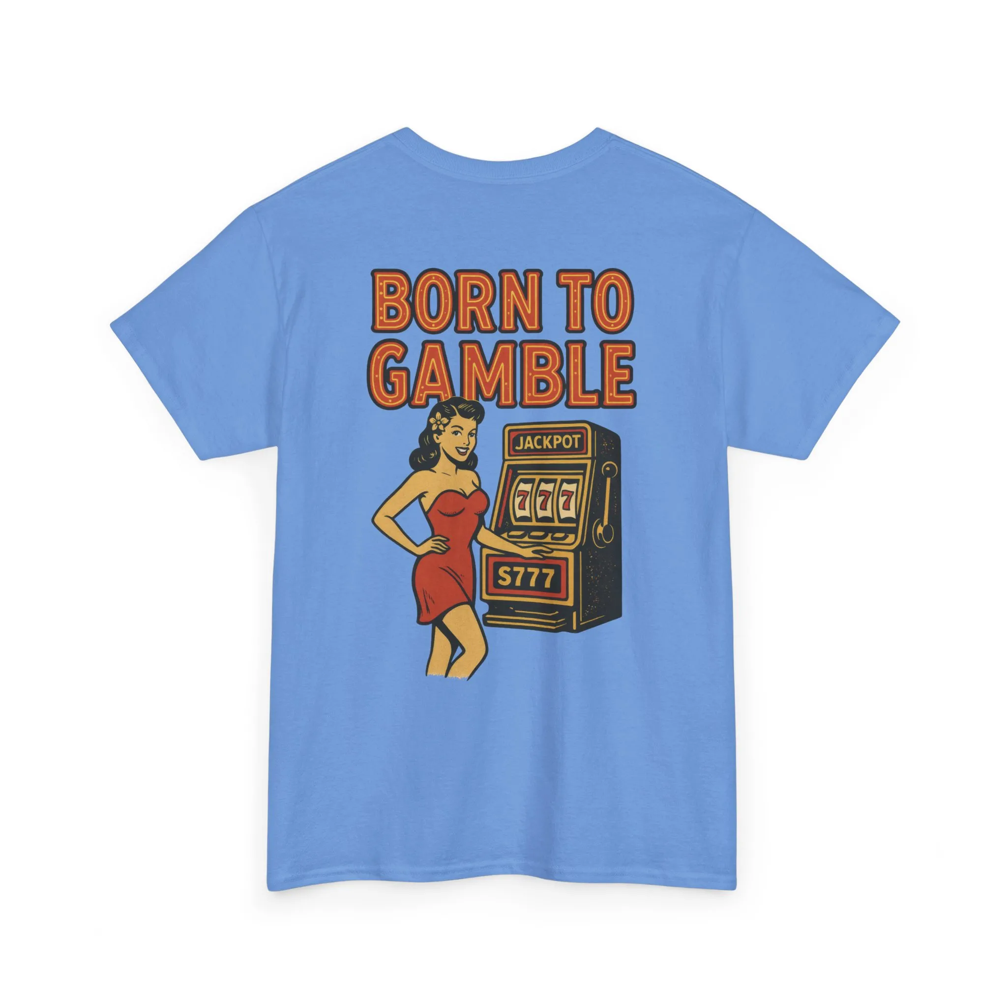 Lucky Hand Unisex Heavy Cotton Tee, Casino T-Shirt, Gambler Gift, Gambling Humor Tee, Playful Gaming Apparel, Lucky Shirt, Slot Machine Tee - Image 41