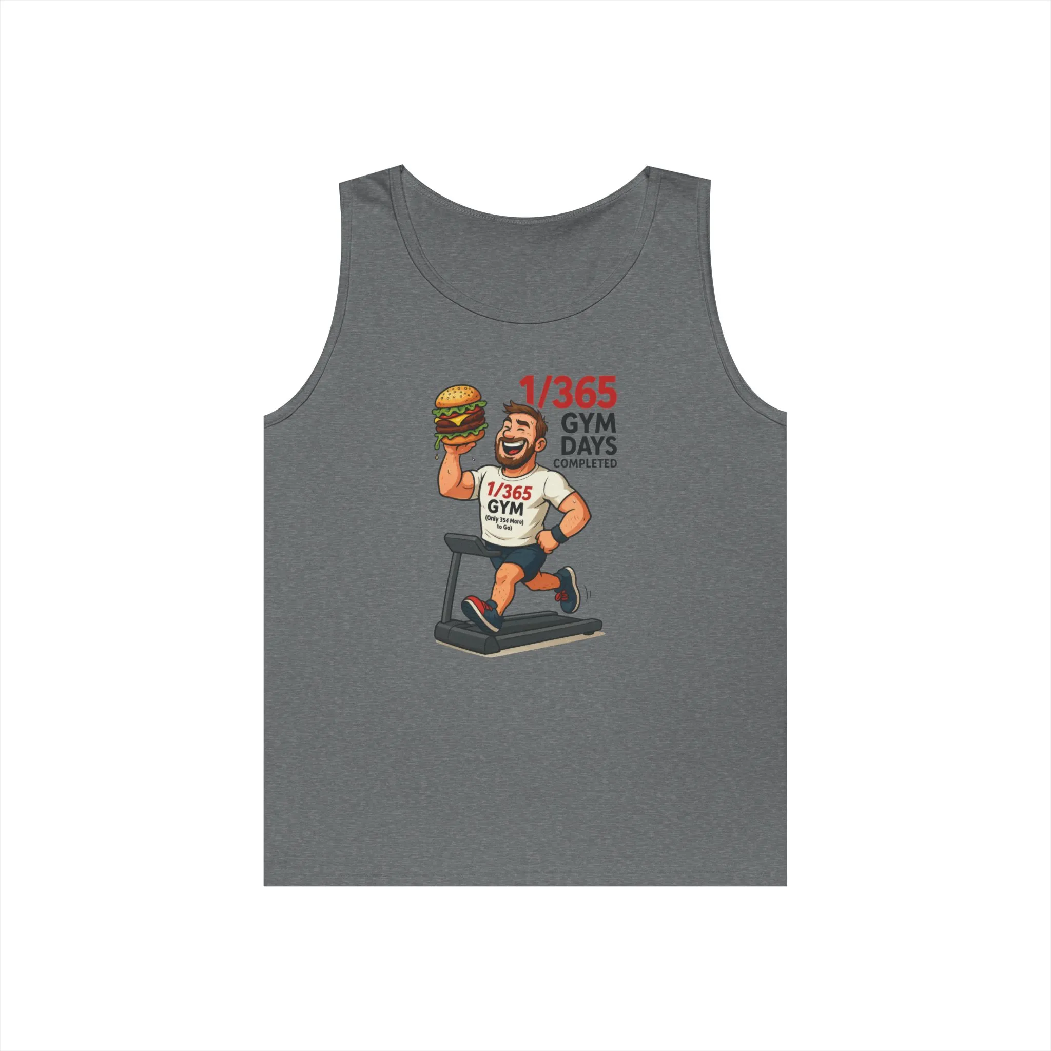 Funny Gym Tank for Men, Lazy Gym Day Gift for Him, Gym Motivation Tee, Fun Workout Tank Top, Fitness Gift, Gym Lovers Gift , Workout Shirt - Image 10