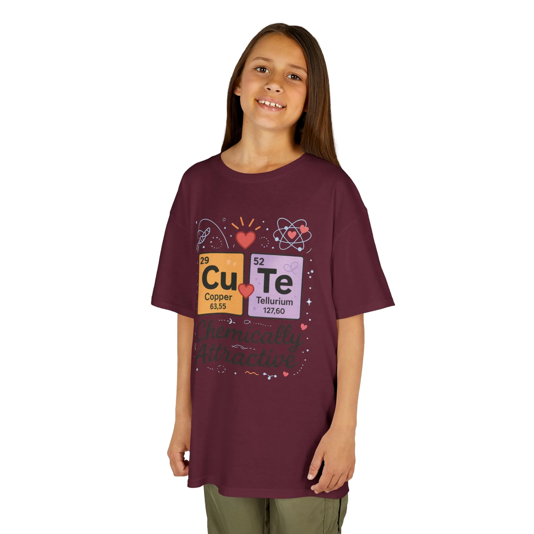 Cute Science Kids TeeT-Shirt, Periodic Table Tee, Funny Nerdy Gift for Young Girl, Cute Chemistry Young Girl T-Shirt, Classroom Wear - Image 6