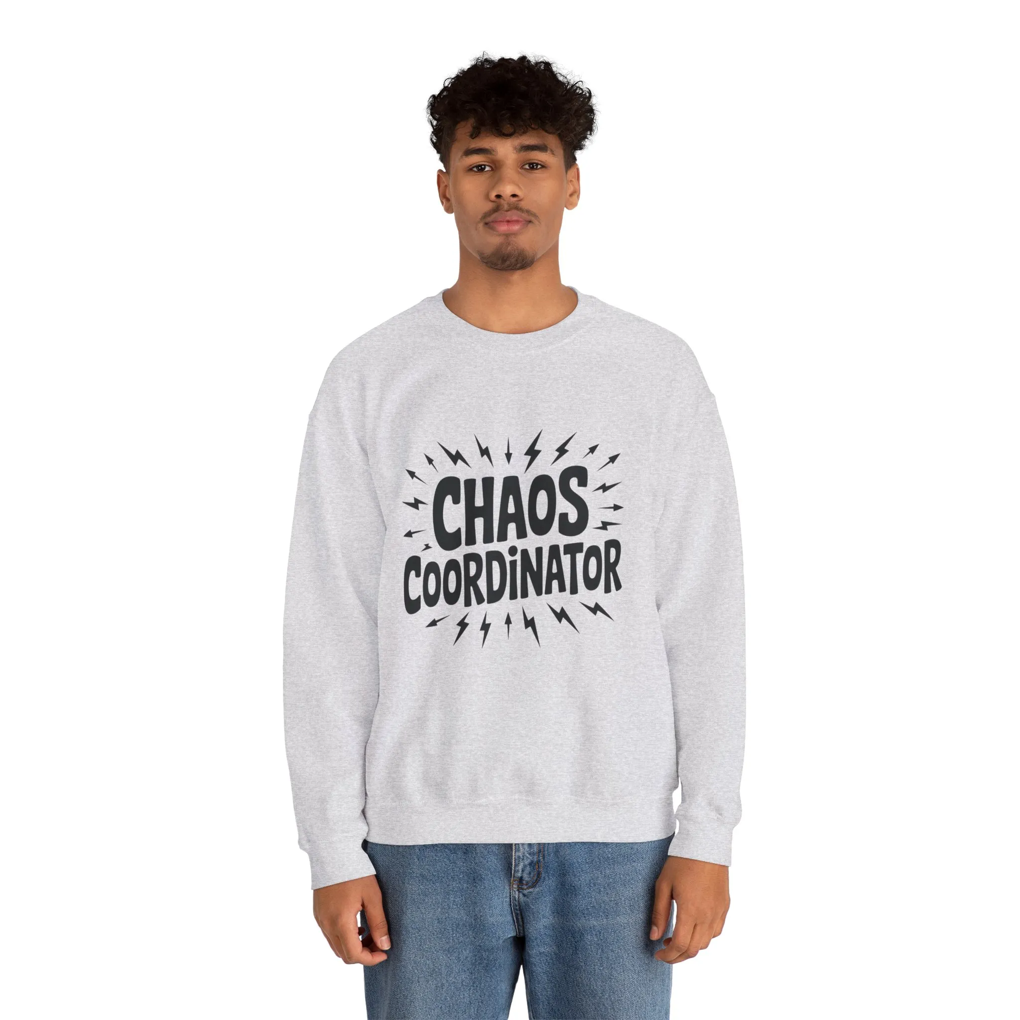 Chaos Coordinator Crewneck Men's Sweatshirt, Funny Gift for Men, Casual Wear, Unique Sweatshirt, Perfect for Everyday Style, Cozy Apparel - Image 7