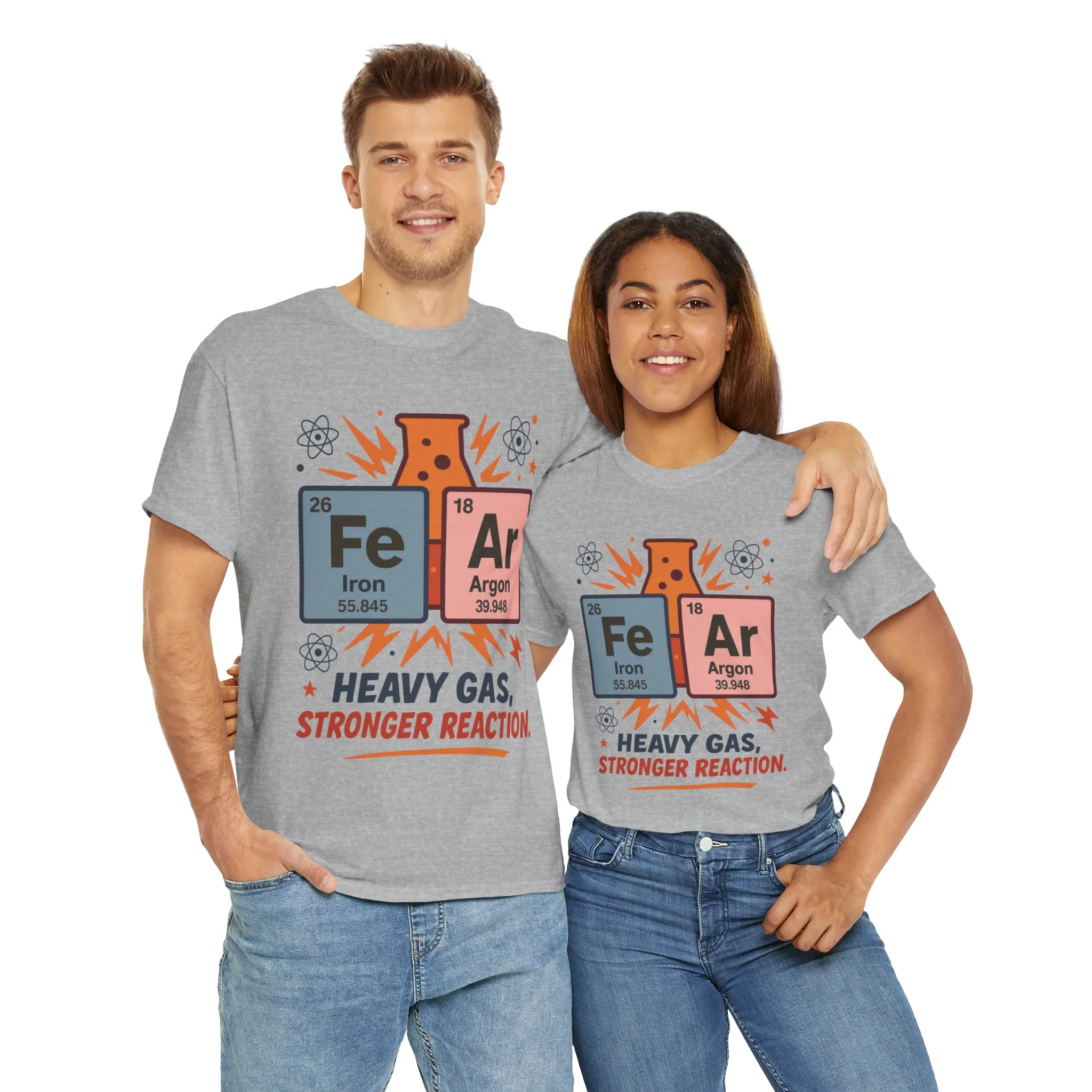 Funny Womens Science T-Shirt, FeAr Element Shirt, Chemistry Tee, Gift for Chemistry Lovers, Elements Table Humorous - Image 8