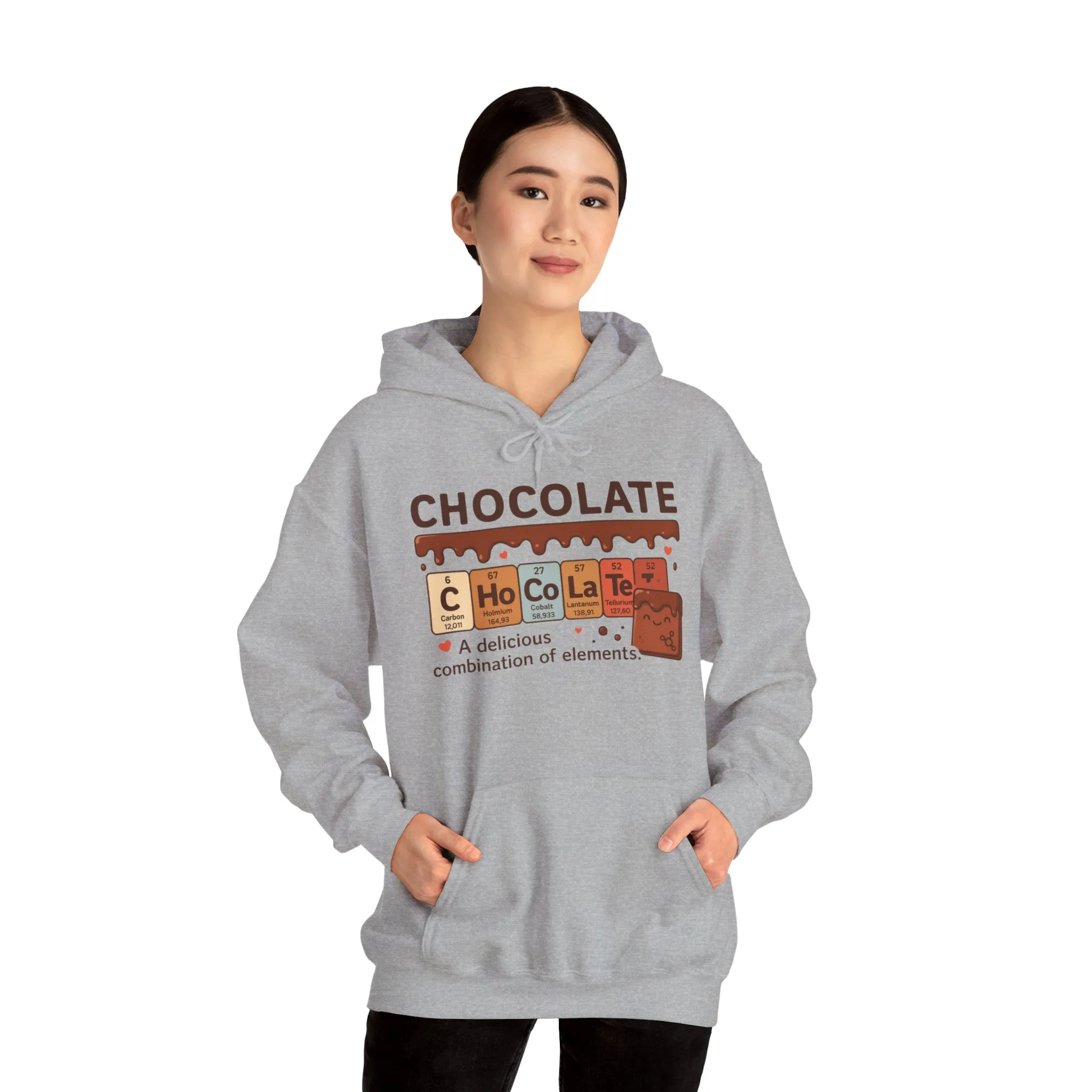 Chocolate Lovers Comfort Hoodie, Perfect Gift for Chemistry Lovers, Casual Wear, Sweet Treats Enthusiasts, Birthdays, Chemistry Students - Image 38