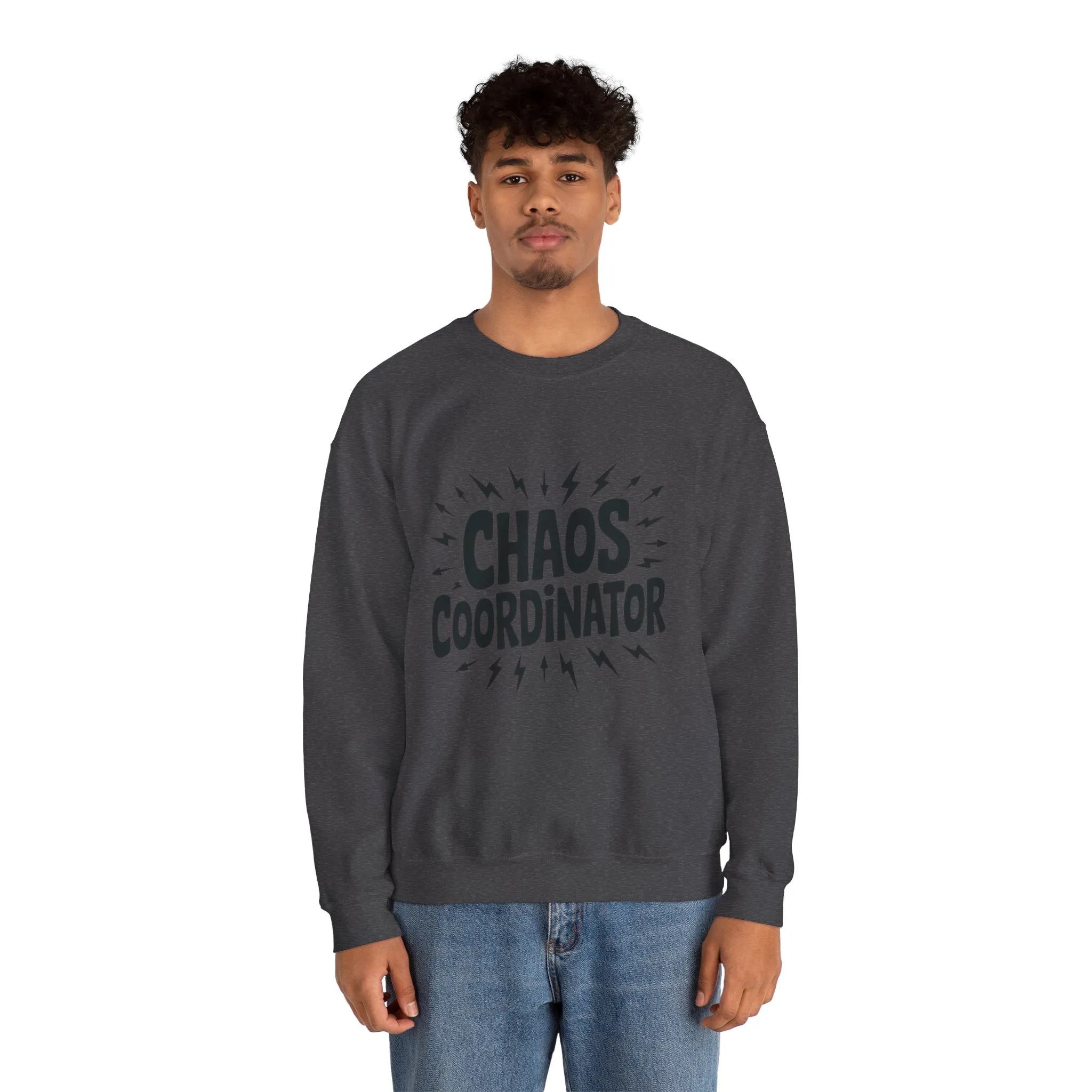 Chaos Coordinator Crewneck Men's Sweatshirt, Funny Gift for Men, Casual Wear, Unique Sweatshirt, Perfect for Everyday Style, Cozy Apparel - Image 43