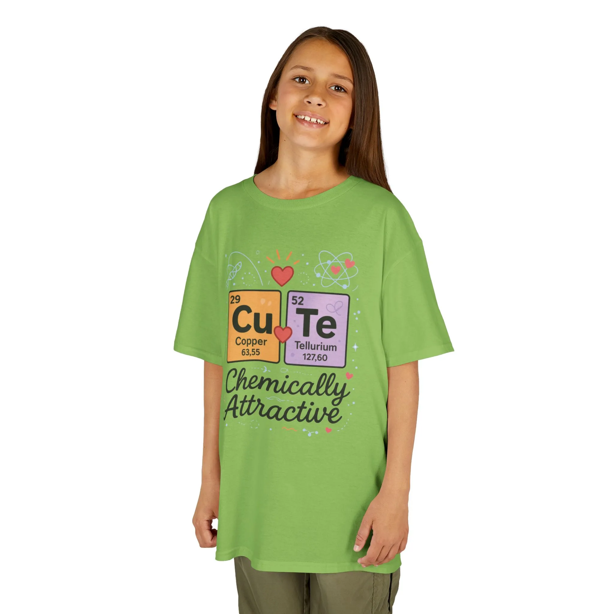 Cute Science Kids TeeT-Shirt, Periodic Table Tee, Funny Nerdy Gift for Young Girl, Cute Chemistry Young Girl T-Shirt, Classroom Wear - Image 8