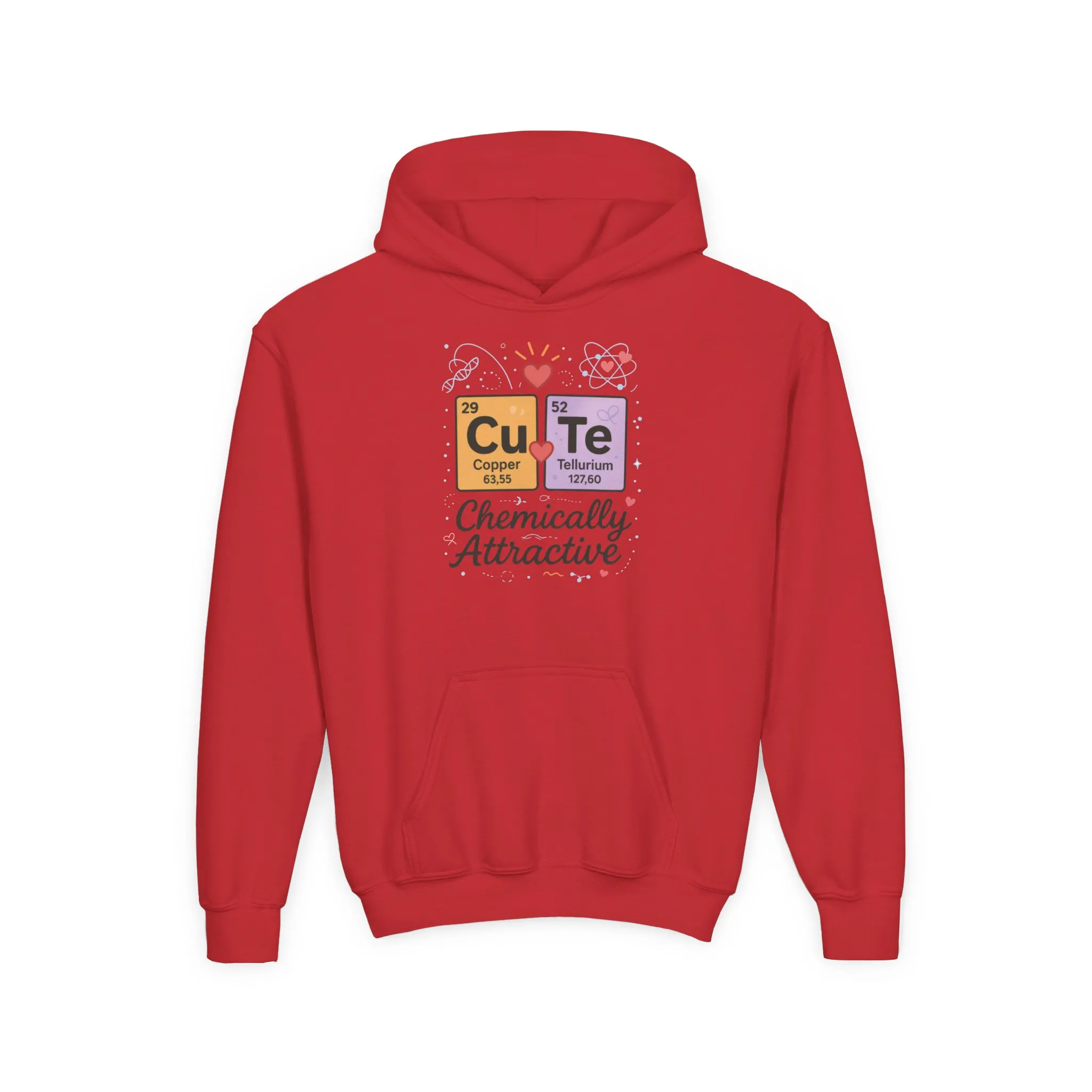 CuTe Teen Hoodie, Science Sweatshirt for Girls, STEM Youth Hoodie, Nerdy Gift for Teens, Cute Chemistry Gift, Science Lover Hoodie - Image 13
