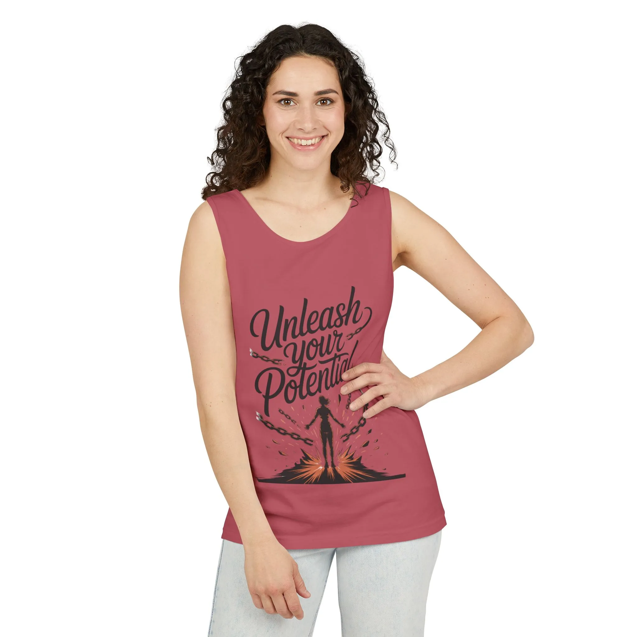 Unleash Your Potential Tank Top, Motivational Athletic Gear, Womens Workout Clothing, Inspirational Summer Outfit, Fitness Gift, [...] - Image 30