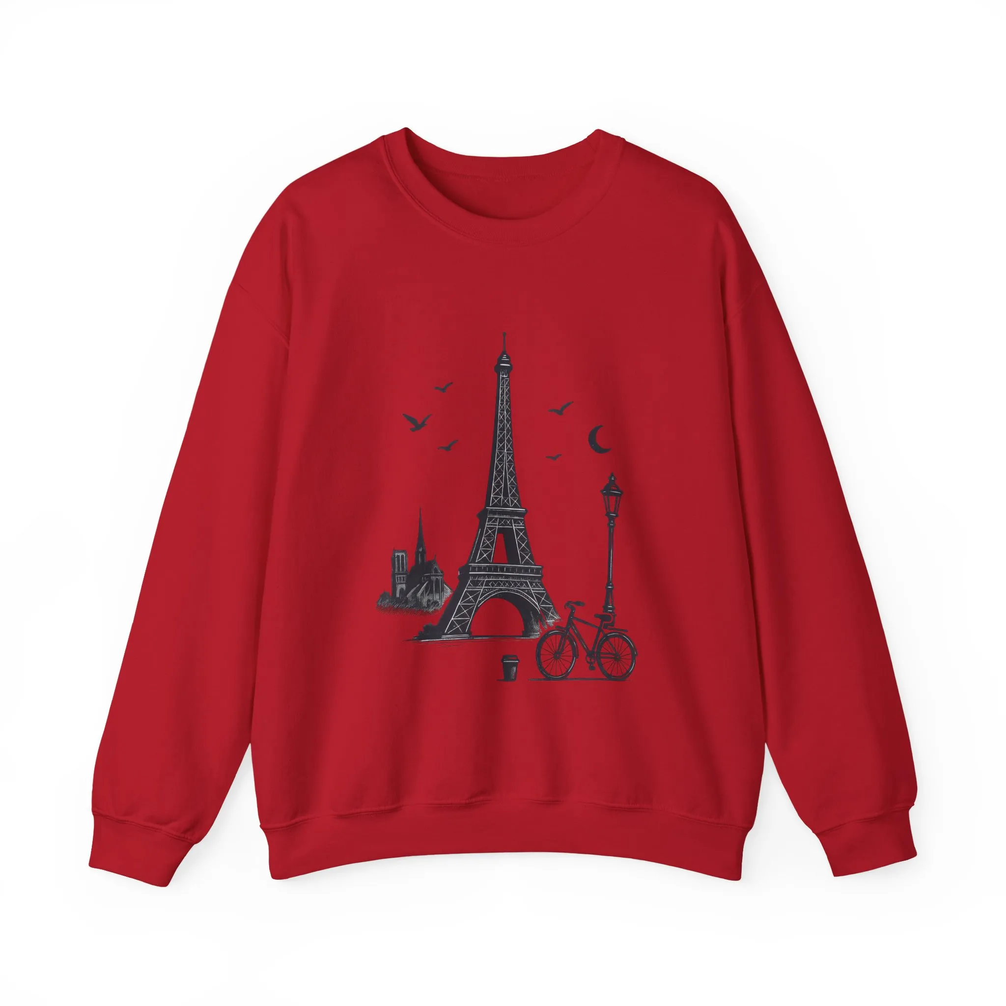 Vintage Parisian Crewneck Sweatshirt, Eiffel Tower Sweater, Cozy Travel Gift, Unisex Fashion, Casual Paris Sweatshirt - Image 41