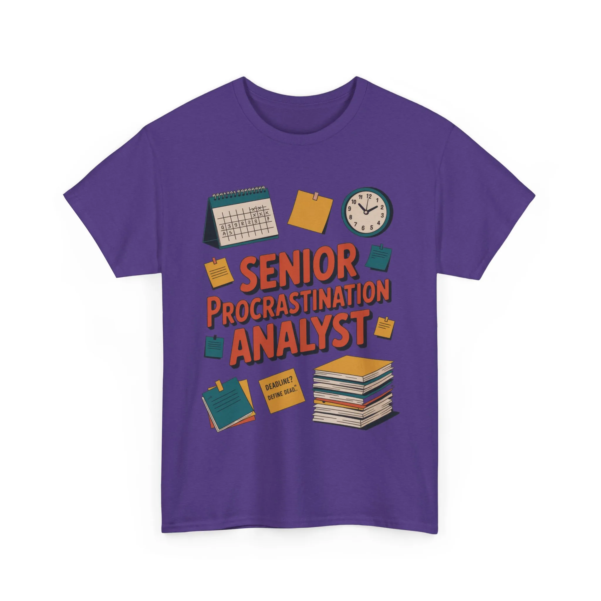 Senior Procrastination Analyst Tee, Funny Office Shirt, Gift for Graduates, Motivation T-Shirt, Humor Apparel, Job Humor Clothing - Image 20
