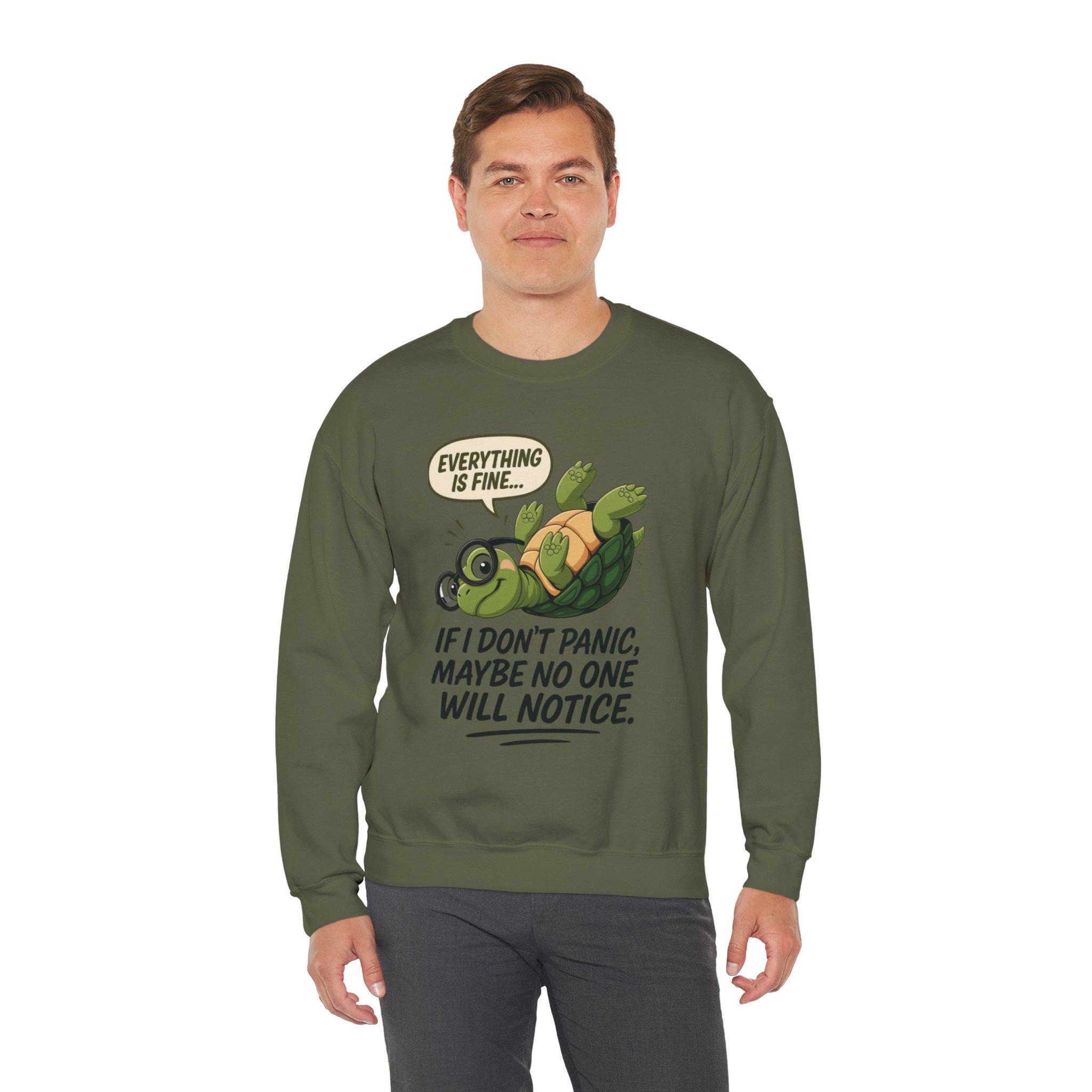 Casual Humor Unisex Sweatshirt, Perfect Gift for Anxiety Relief, Social Anxiety Joke, Quirky Graphic Sweatshirt, Introvert Humor Gift - Image 25