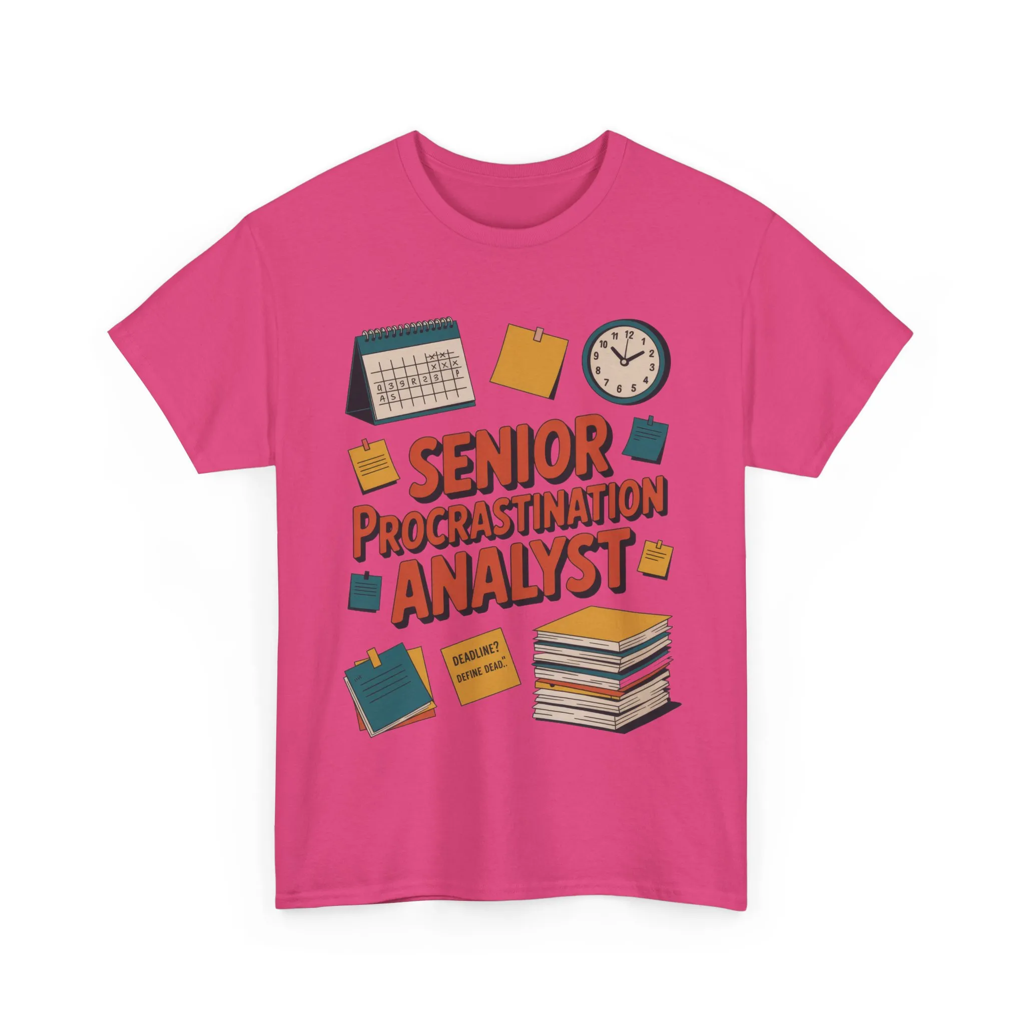 Senior Procrastination Analyst Tee, Funny Office Shirt, Gift for Graduates, Motivation T-Shirt, Humor Apparel, Job Humor Clothing - Image 22