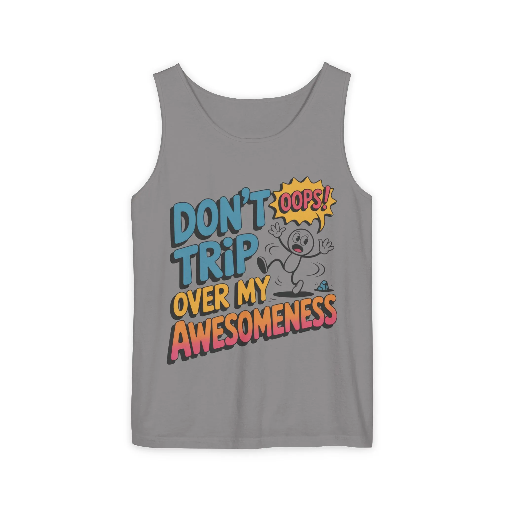 Funny Graphic Tank Top, Don't Trip Over My Awesomeness Tank, Womens Cotton Tank for Casual Wear, Gift for Friends, Birthday Gift, Humor Tee - Image 34