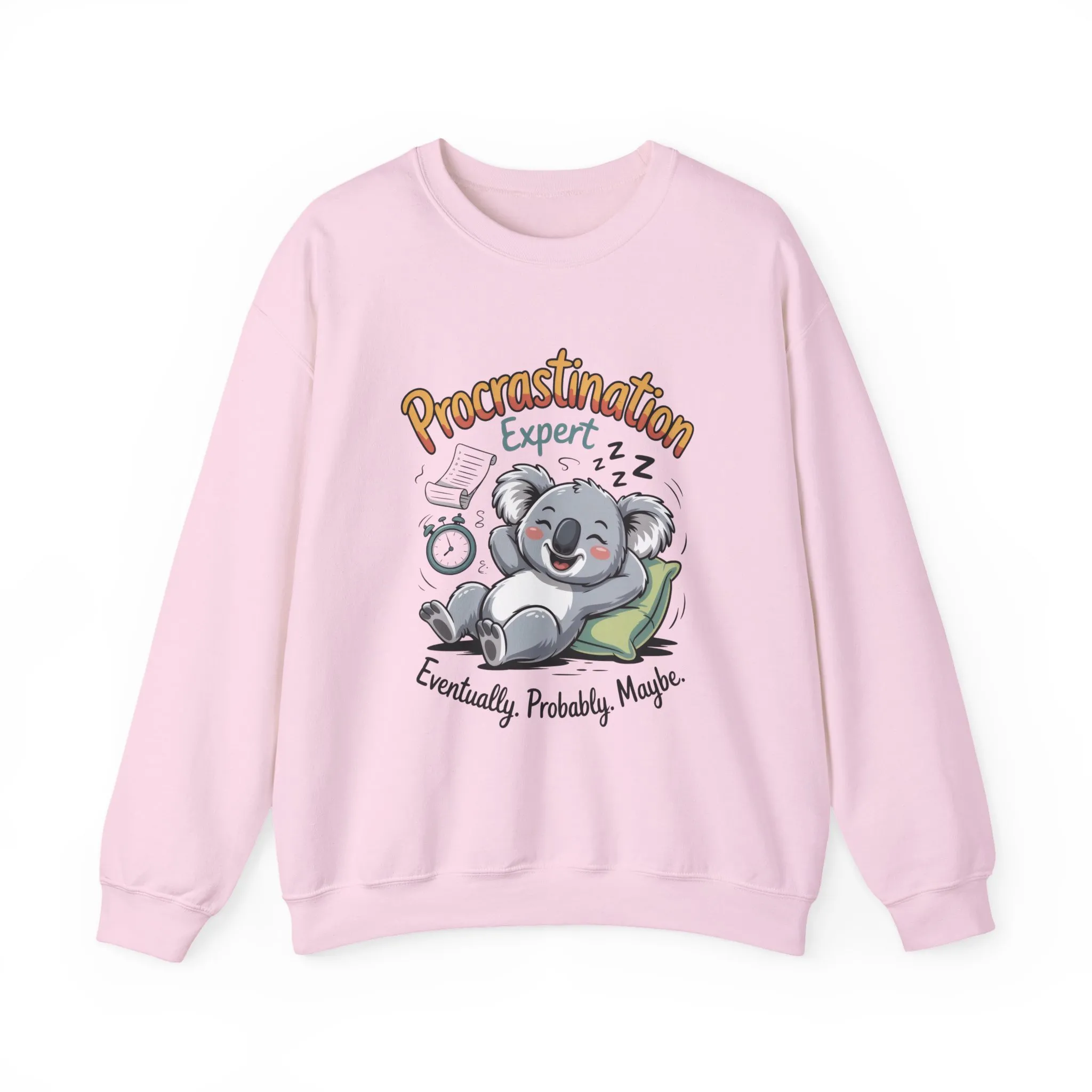 Procrastination Expert Sweatshirt, Funny Crewneck, Cozy Gift for Students, Lazy Day Apparel, Womens Sweatshirt for Relaxation - Image 25