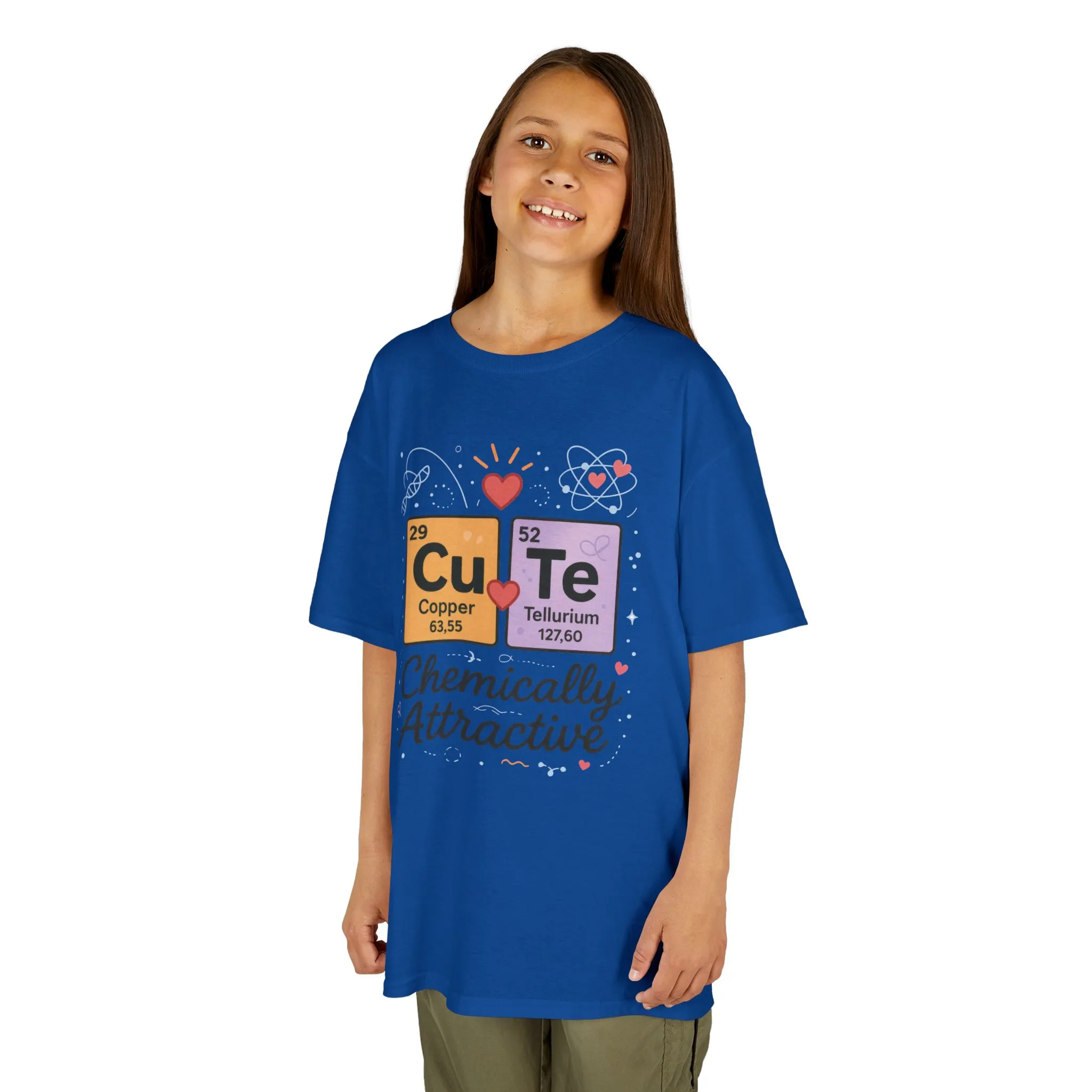 Cute Science Kids TeeT-Shirt, Periodic Table Tee, Funny Nerdy Gift for Young Girl, Cute Chemistry Young Girl T-Shirt, Classroom Wear - Image 14