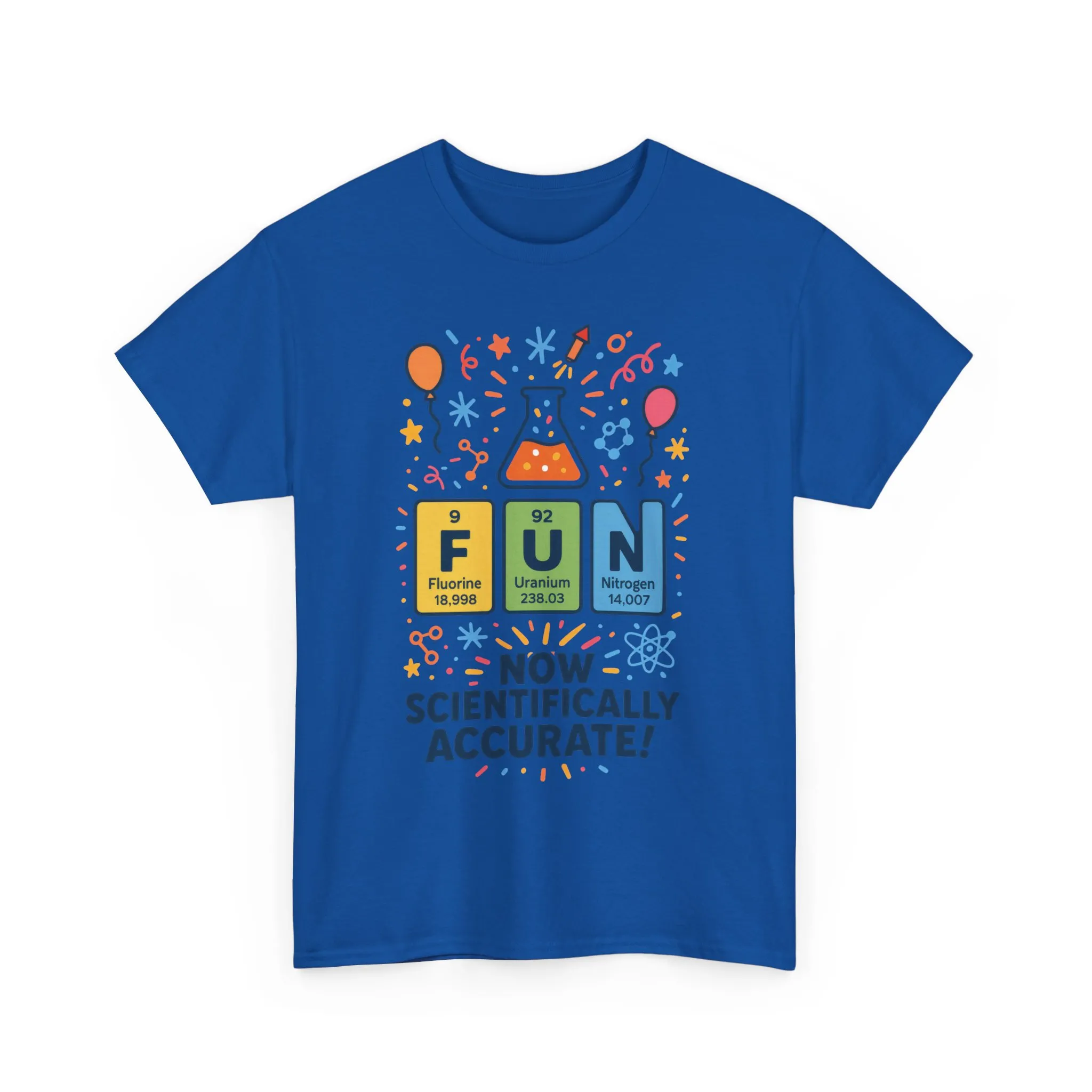 Fun Science Unisex Heavy Cotton Tee, Perfect for STEM Lovers, Gift for Science Teachers, FUN Periodic Table Tee,Nerdy Unisex Shirt - Image 18