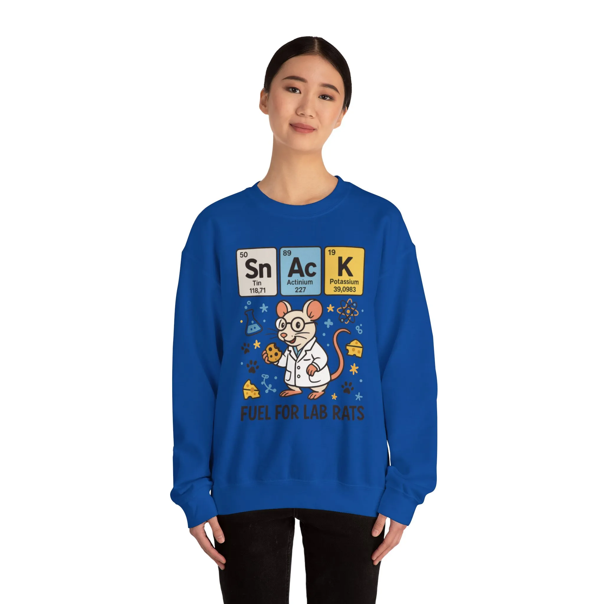 Lab Rat Science Sweatshirt, Science Crewneck, Funny Gift for Teachers, Chemistry Sweatshirt, Cute Lab Rat Design, Perfect for Birthdays - Image 27