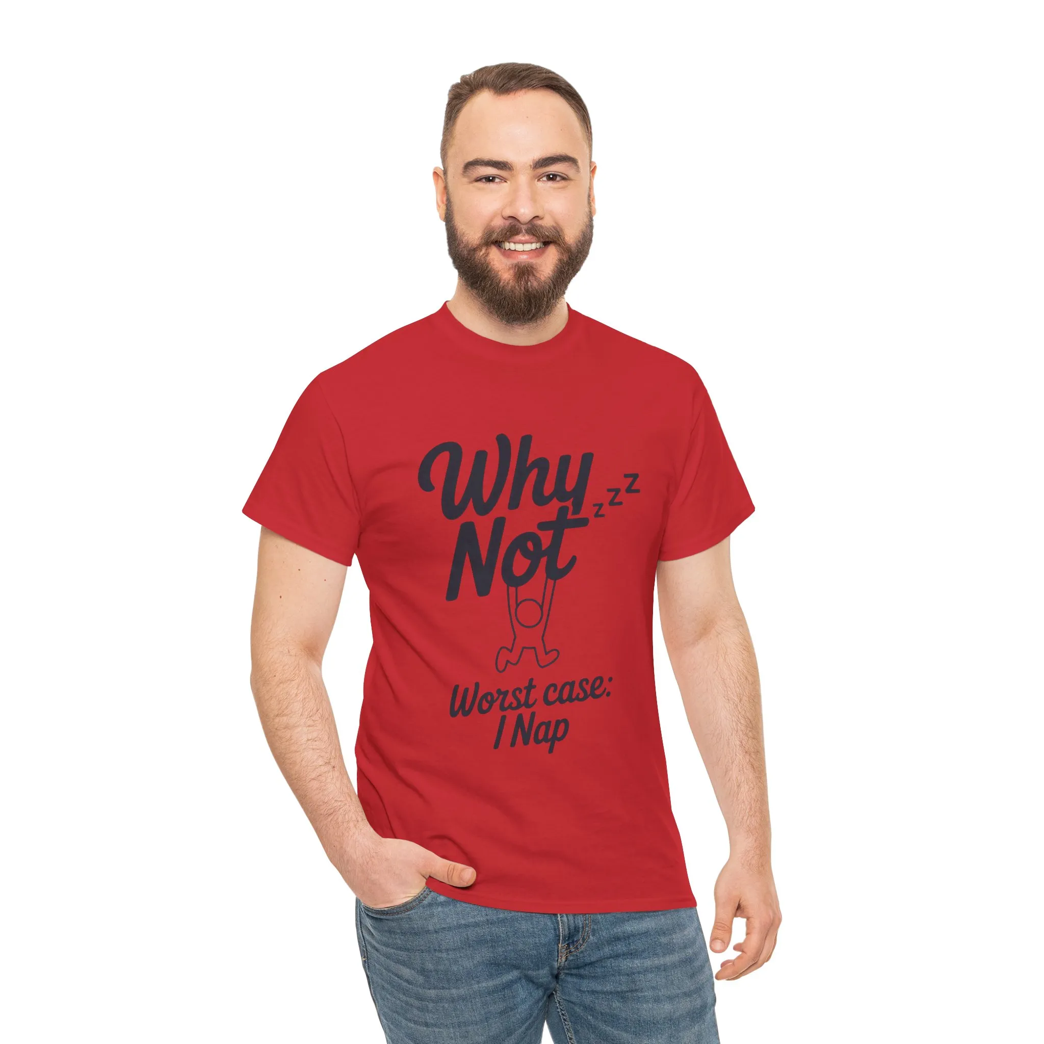 Why Not Quote T-Shirt, Bold Motivational Unisex Heavy Cotton Tee, Casual Statement Shirt, Minimalist Typography Gift Idea,Motivational Quote - Image 33