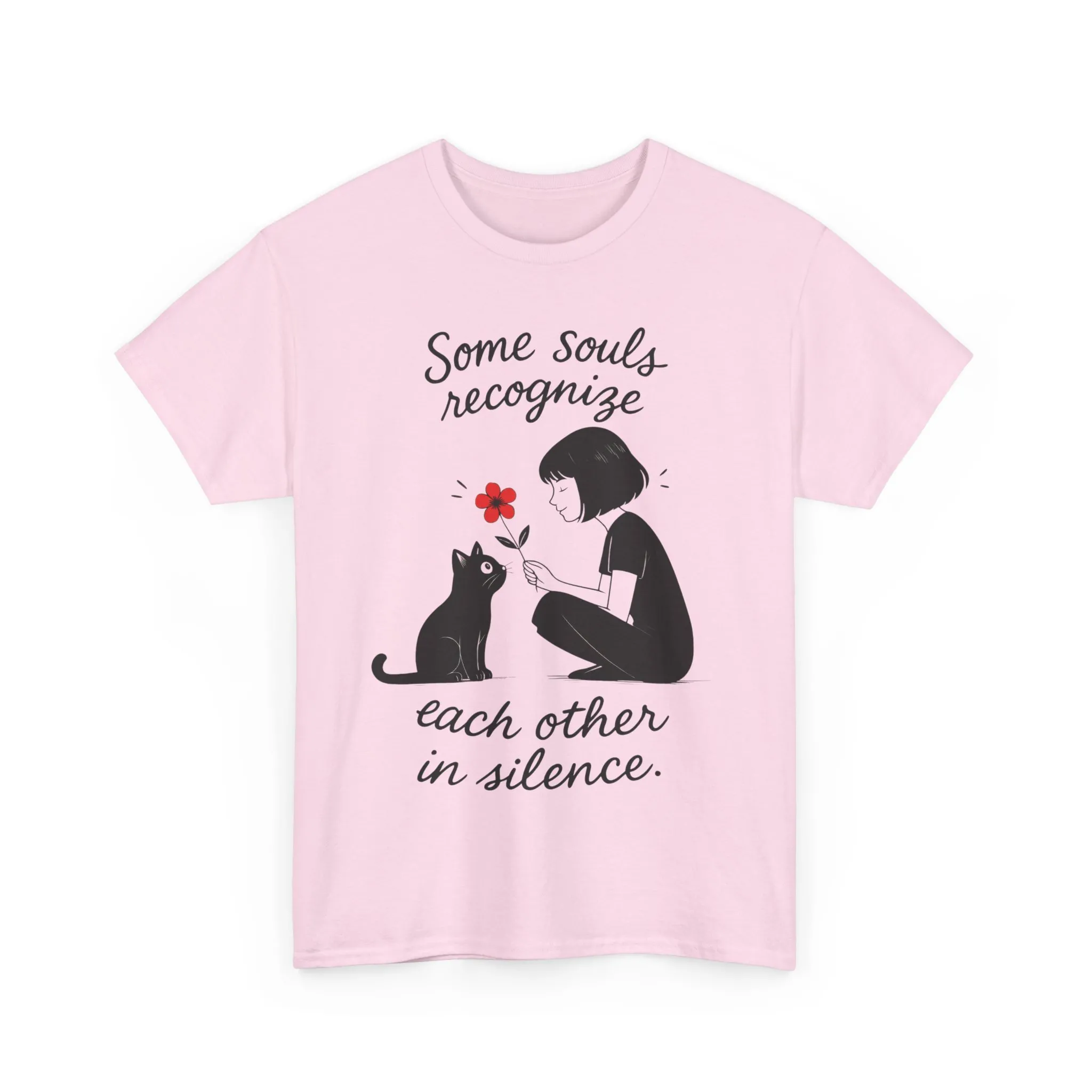 Cat Lover's Heavy Cotton Tee, Cute Cat Shirt, Pet Owner Gift, Animal Lover Apparel, Birthday Gift for Her, Women's Cotton T-Shirt, Cat Lover - Image 28