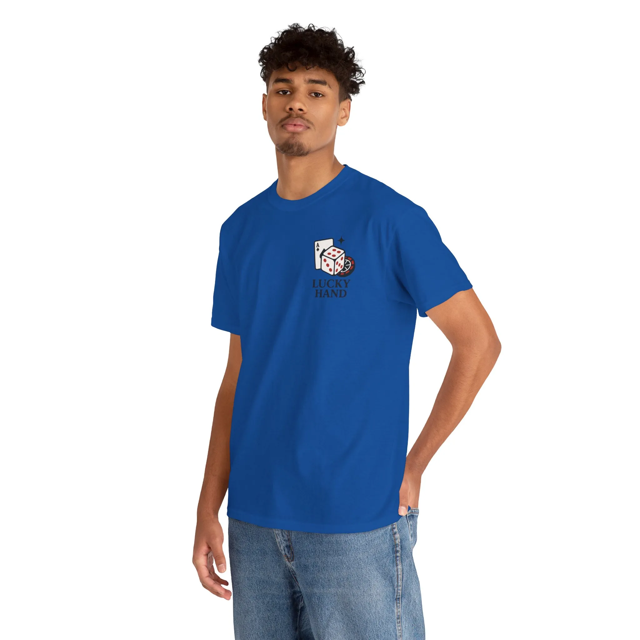 Lucky Hand Unisex Heavy Cotton Tee, Casino T-Shirt, Gambler Gift, Gambling Humor Tee, Playful Gaming Apparel, Lucky Shirt, Slot Machine Tee - Image 32