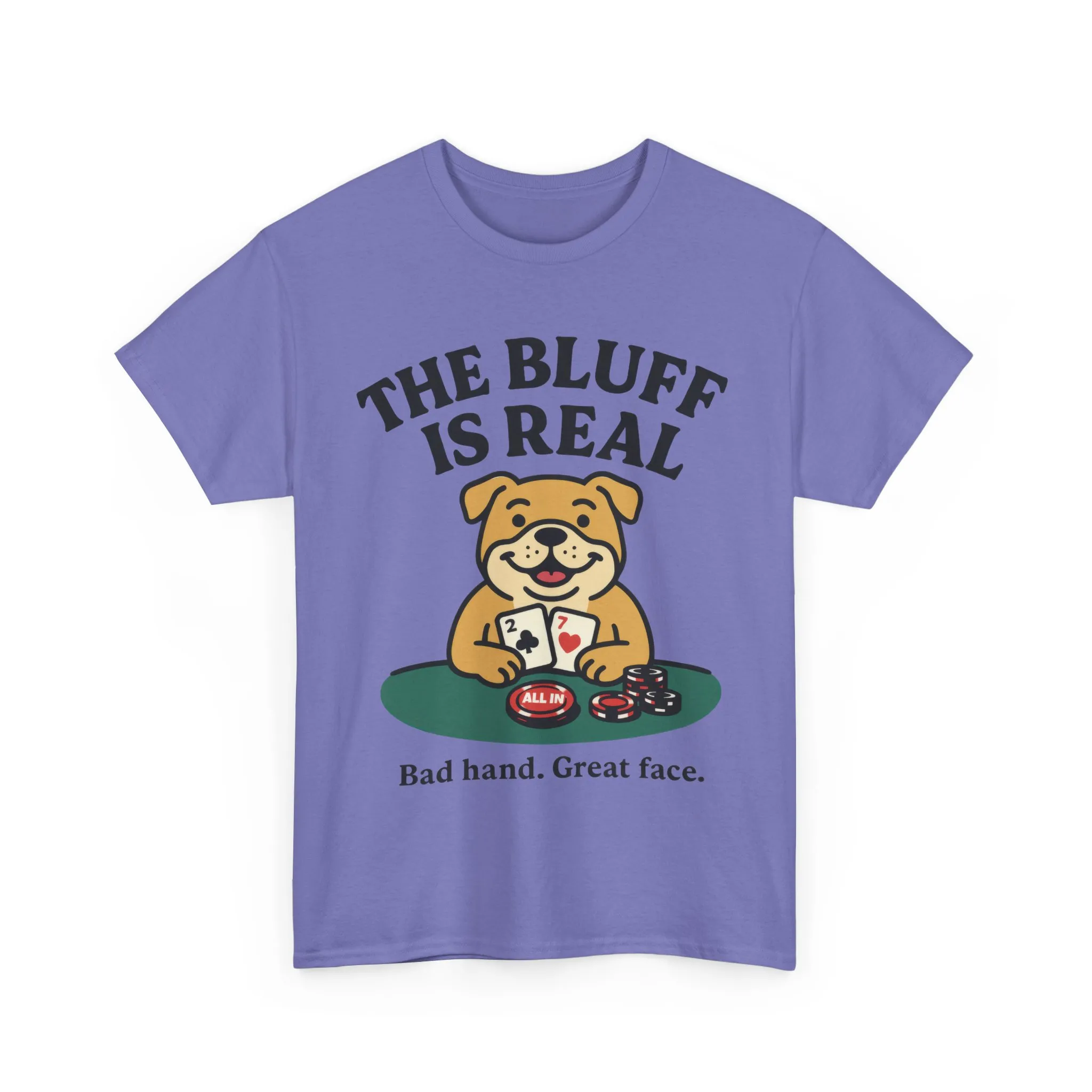 Funny Dog Poker Tee, The Bluff is Real, Animal Lover Gift, Unisex Casino Humor Gift, Poker Night Apparel, Cute Pet Humor T-Shirt - Image 28