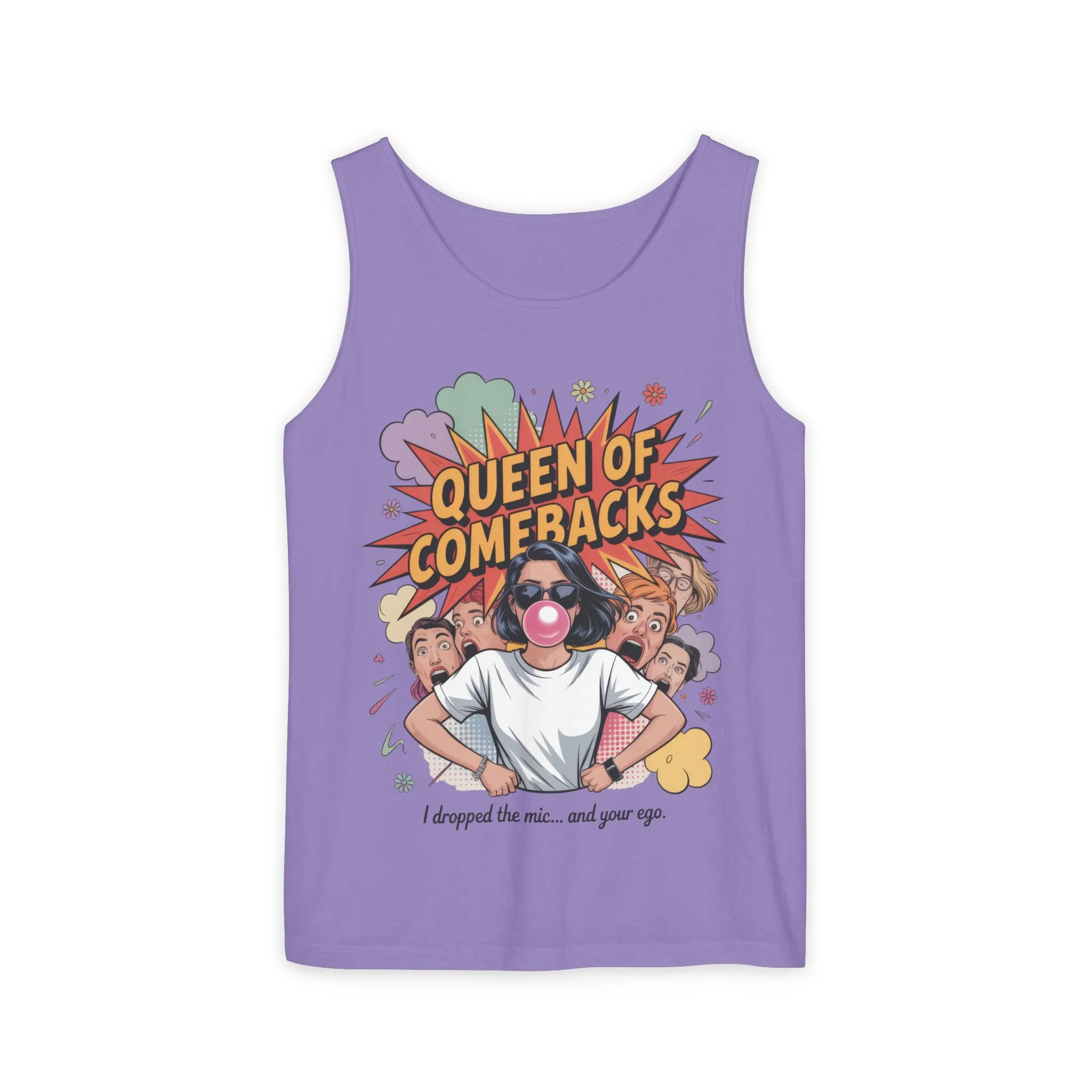 Funny Women's Tank Top, Queen of Comebacks Tee, Funny Graphic Tank, Gift for Her, Casual Wear, Comedy Apparel - Image 2